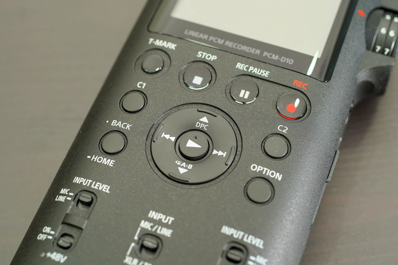 PCM-D10 Audio Recorder with two XLR Receptacle Connectors