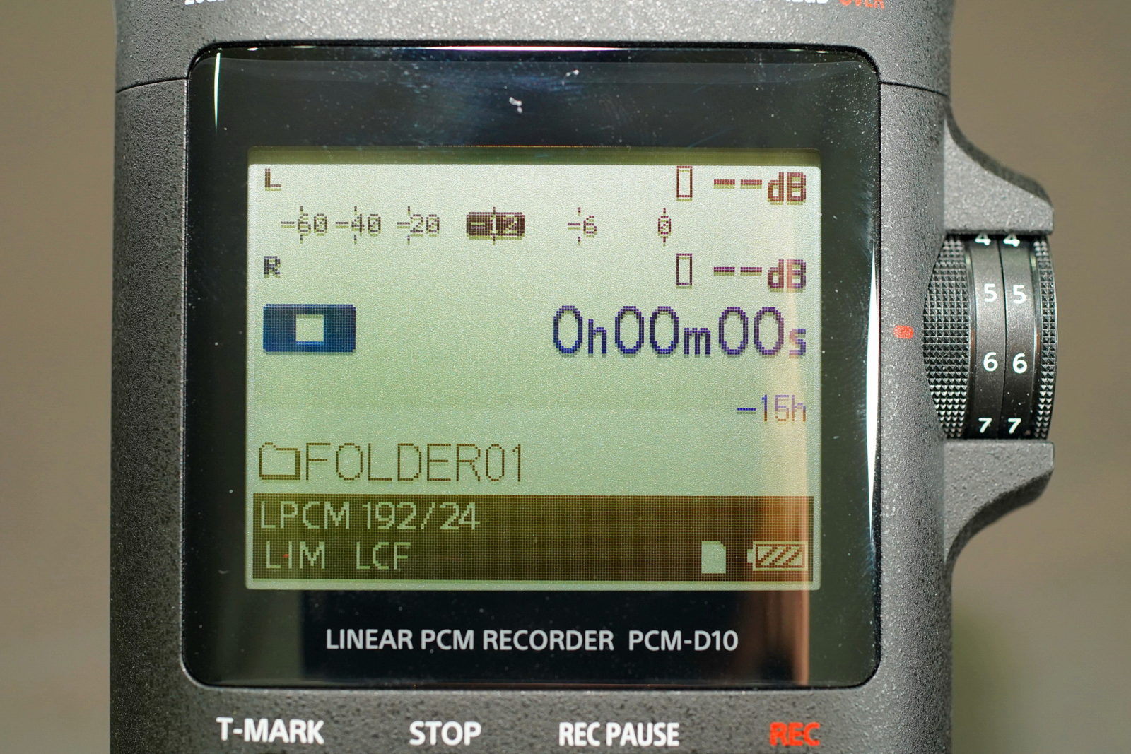 PCM-D10 Audio Recorder with two XLR Receptacle Connectors