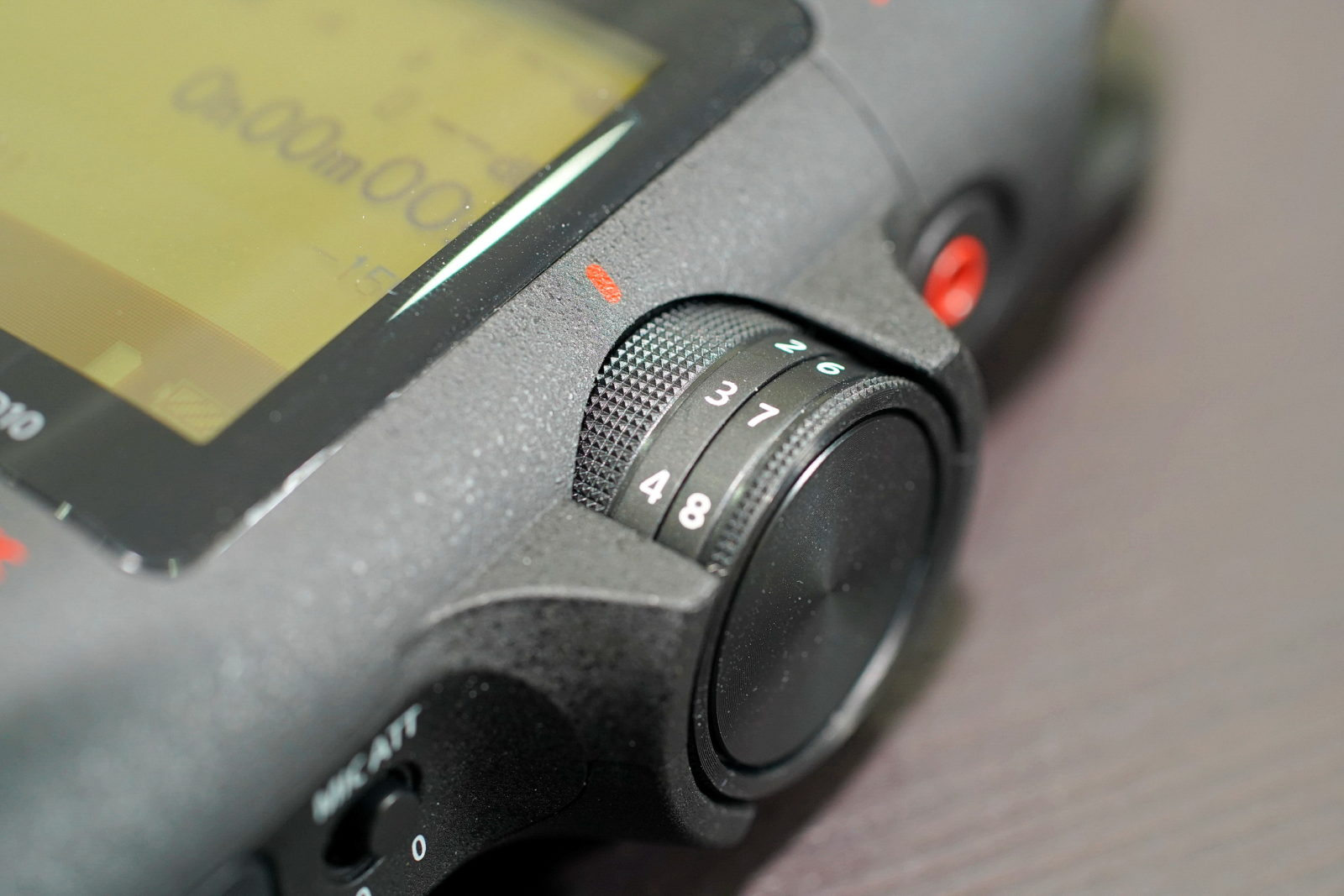 PCM-D10 Audio Recorder REC Level Dial