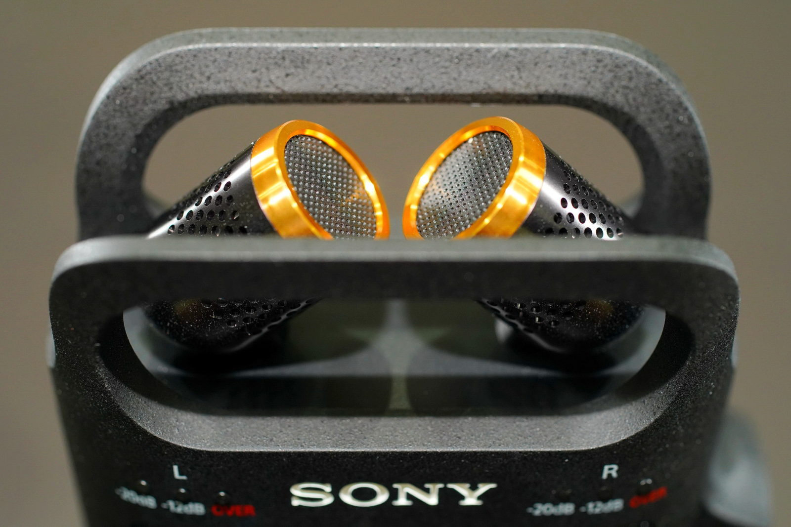 PCM-D10 Audio Recorder with two XLR Receptacle Connectors