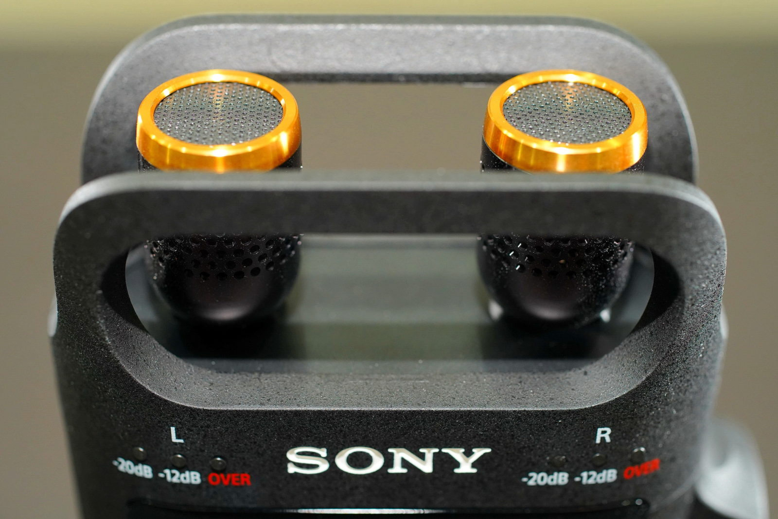PCM-D10 Audio Recorder with two XLR Receptacle Connectors