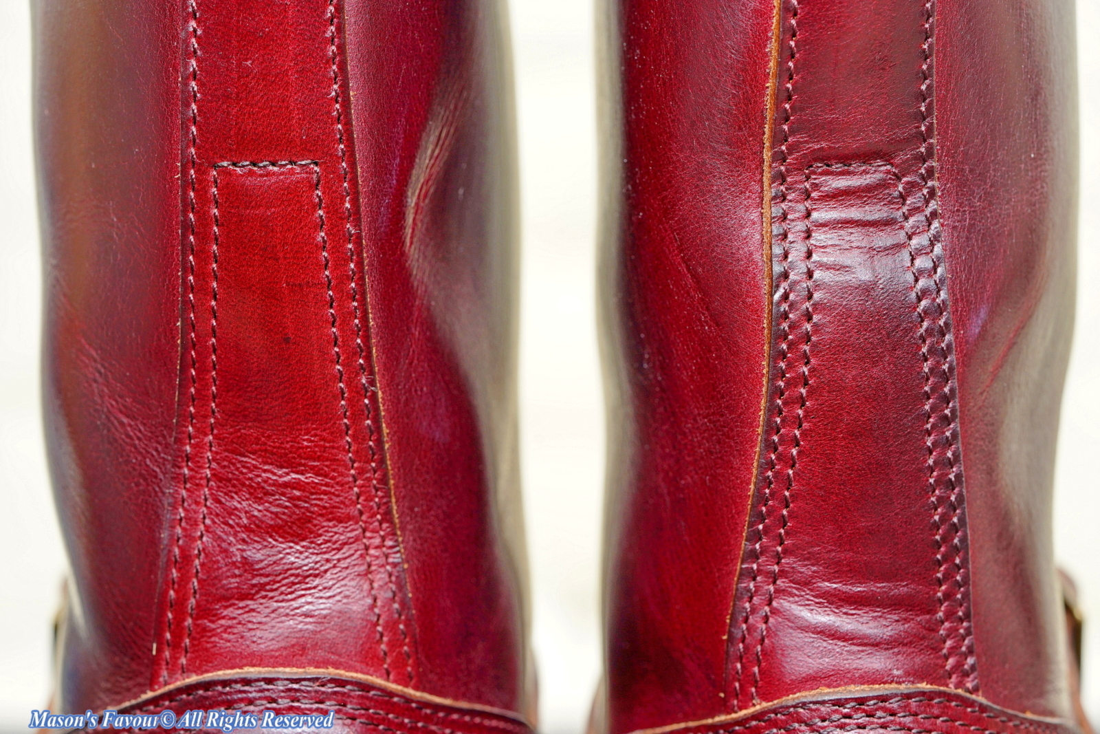 John Lofgren Engineer Boots - Shaft Rear Leather Piece