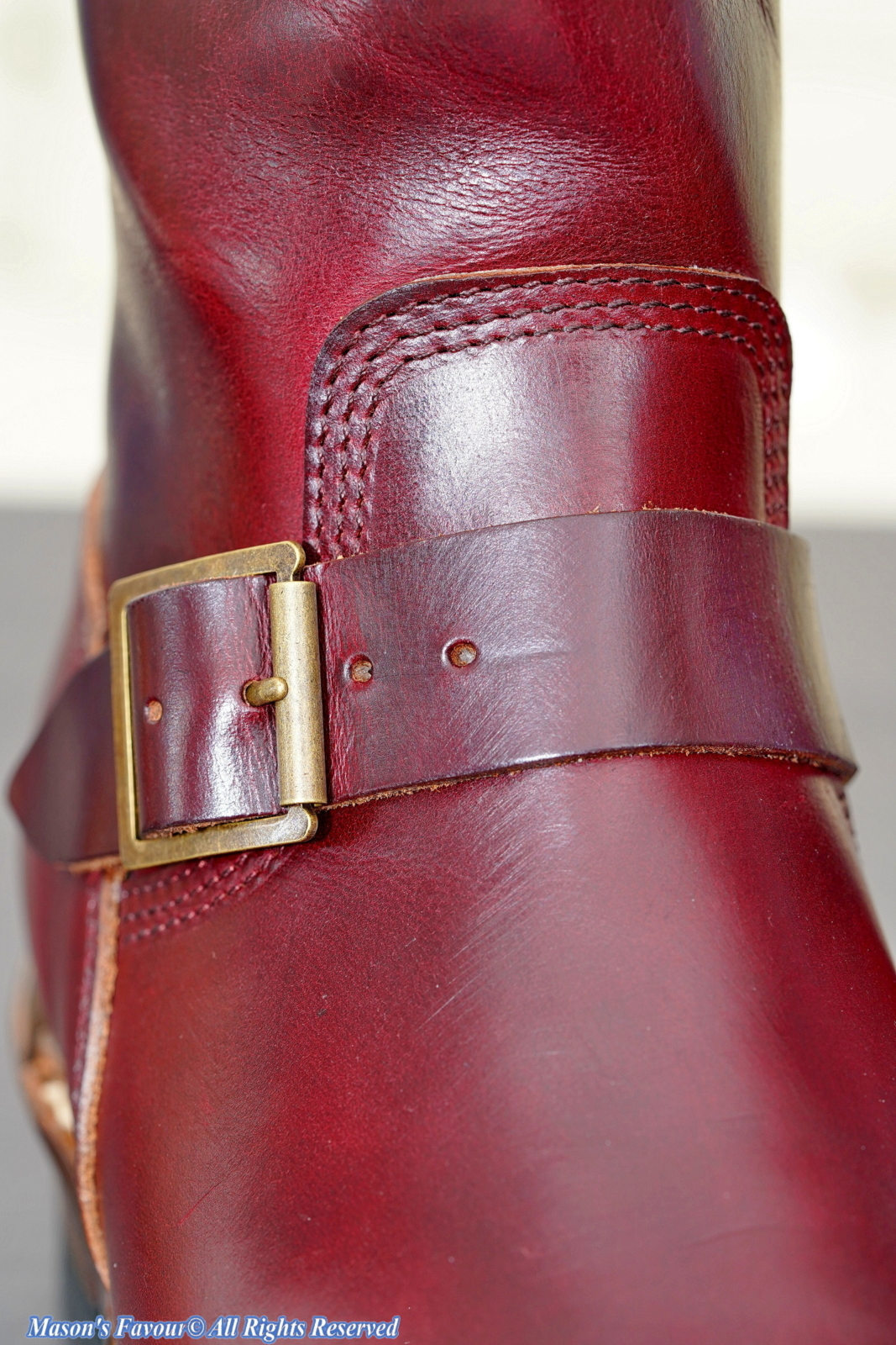 John Lofgren Engineer Boots - Ankle Strap and Buckle 1