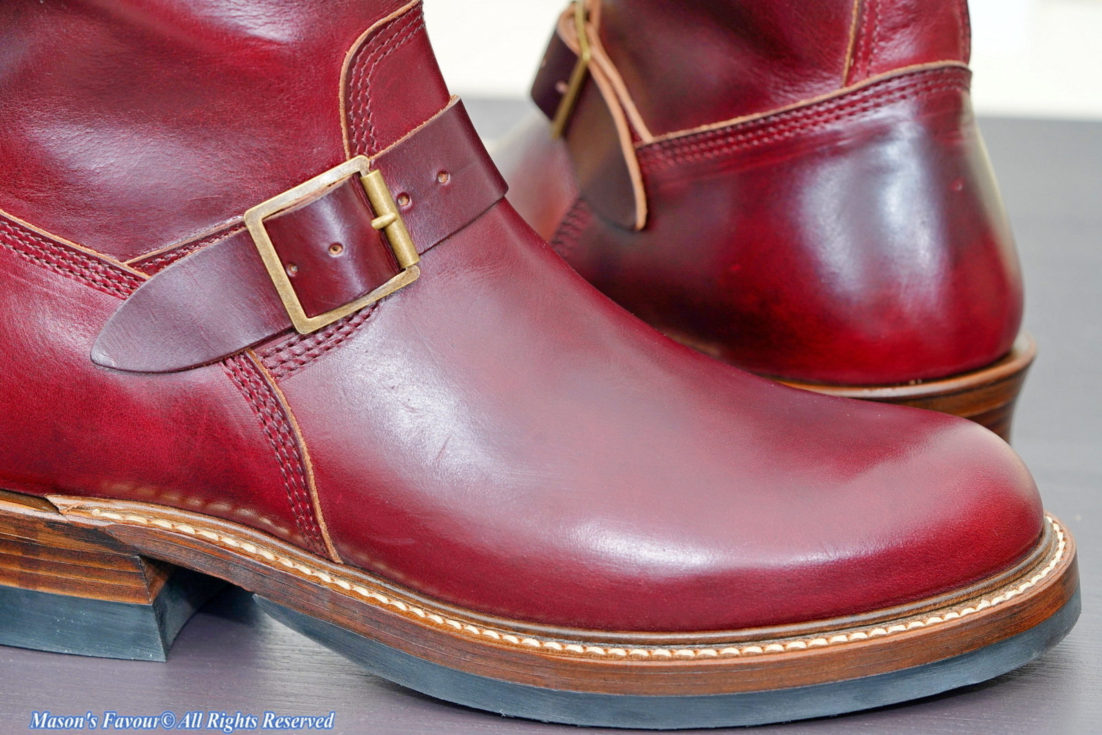 John Lofgren Engineer Boots - Vamp Outside