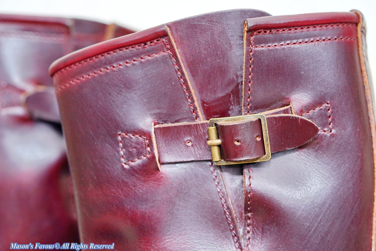 John Lofgren Engineer Boots - Shaft Strap and Buckle 1