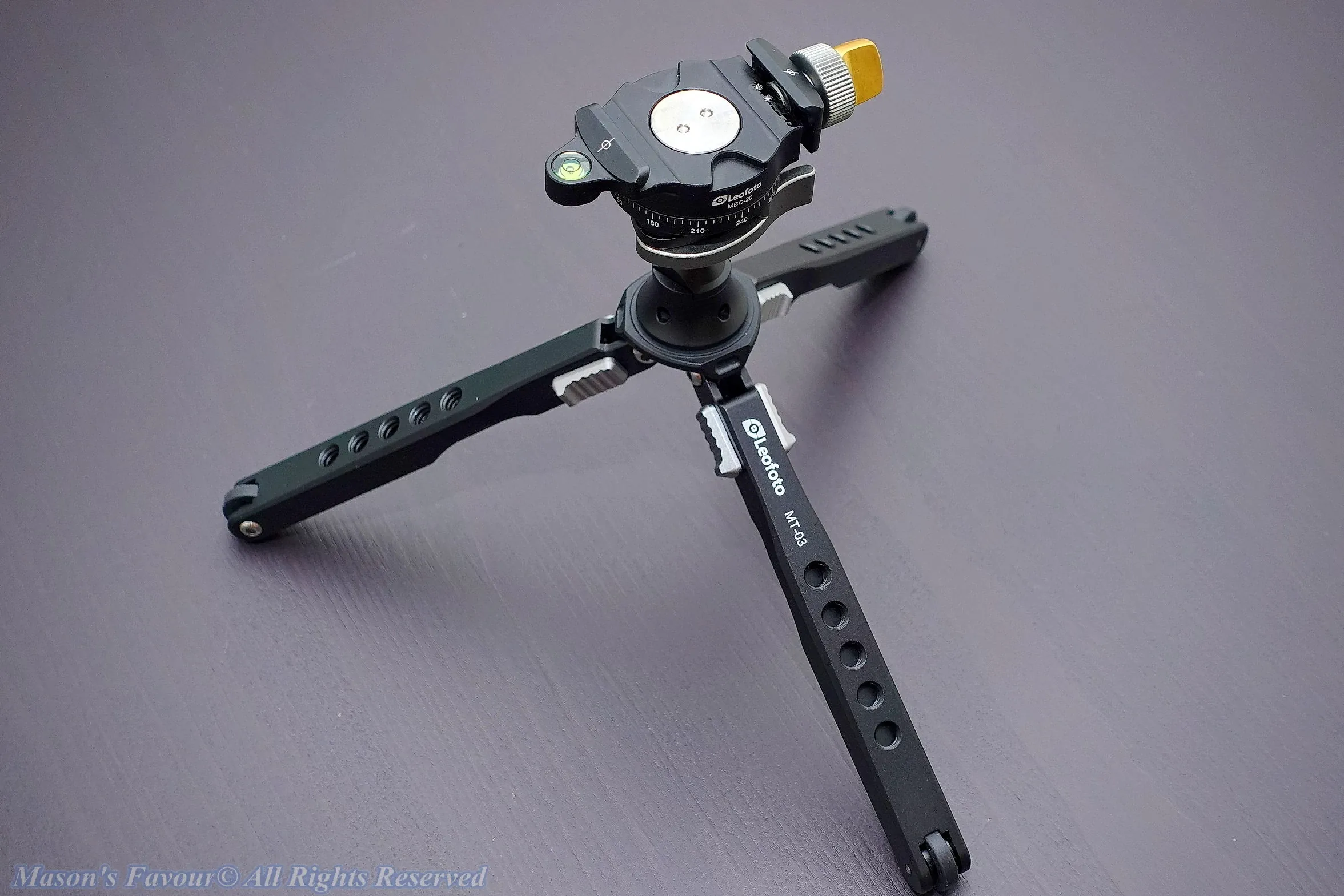 Leofoto MT-03、MBC-20 - Leg Angle 2