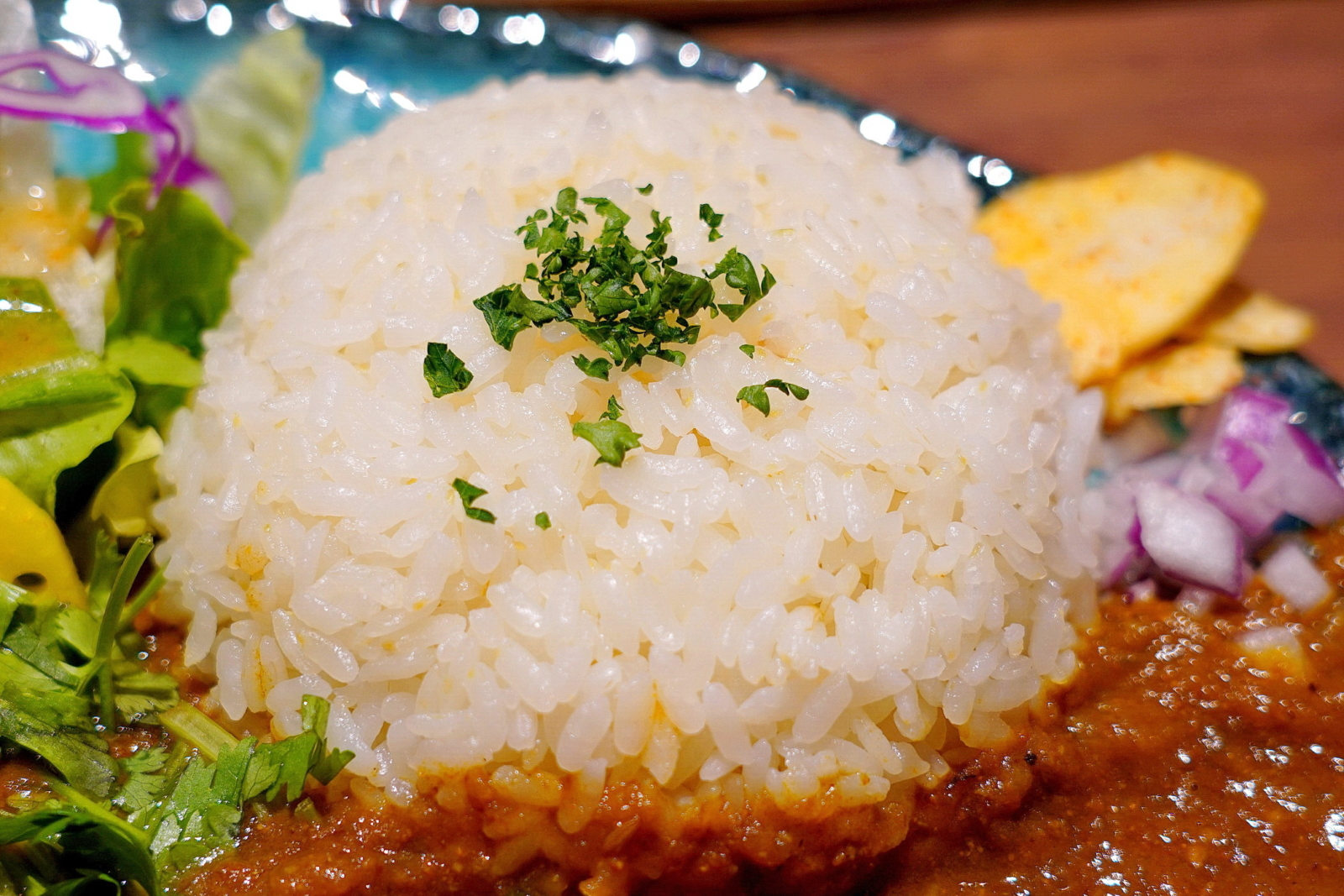 紅酒燉牛腱香料咖哩,飯