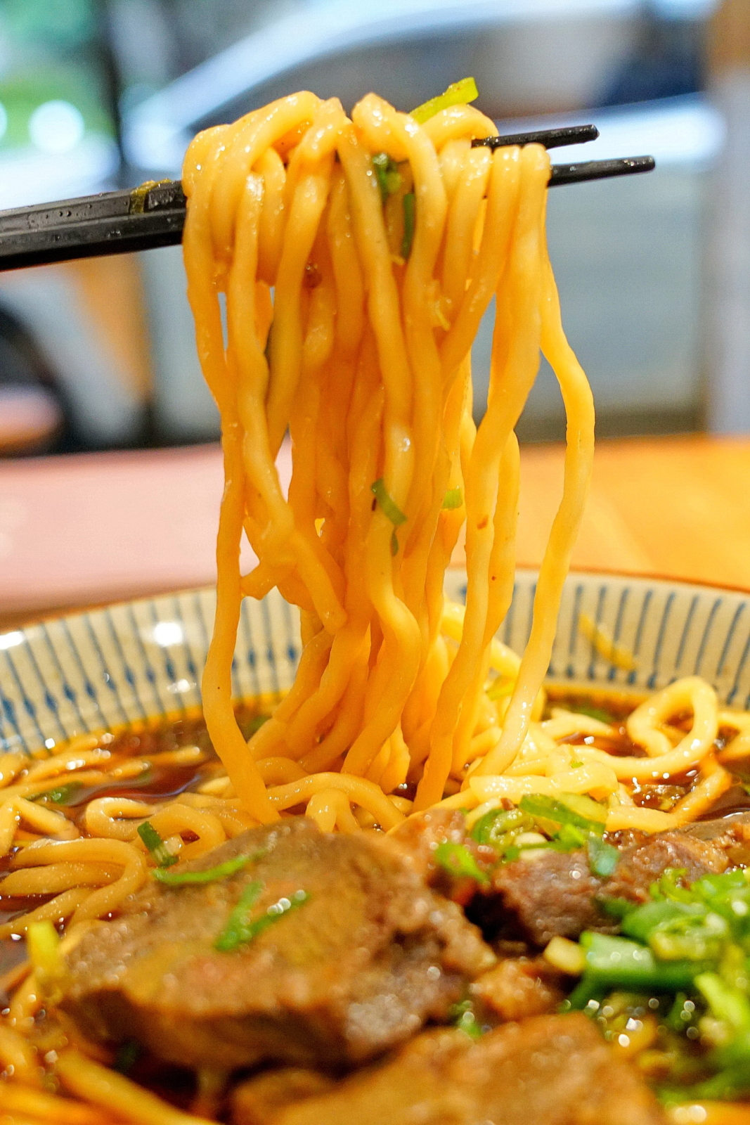 東館牛肉麵,細麵