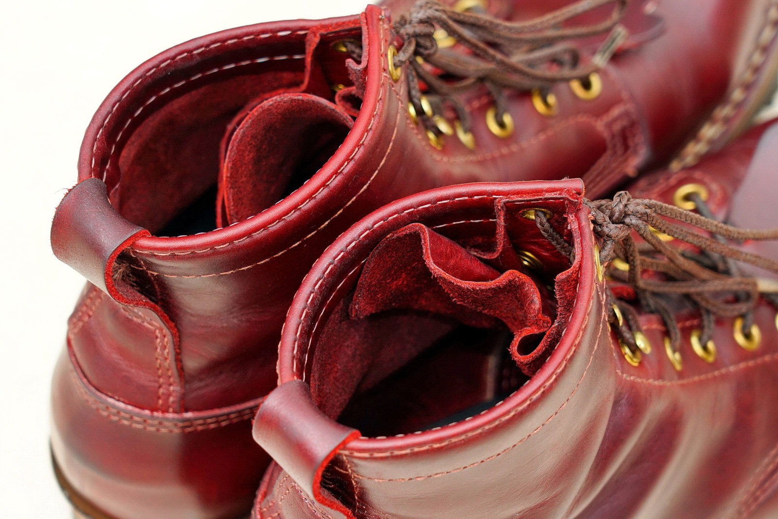 WESCO Boots Jobmaster Burgundy 酒紅7吋皮靴,鞋筒