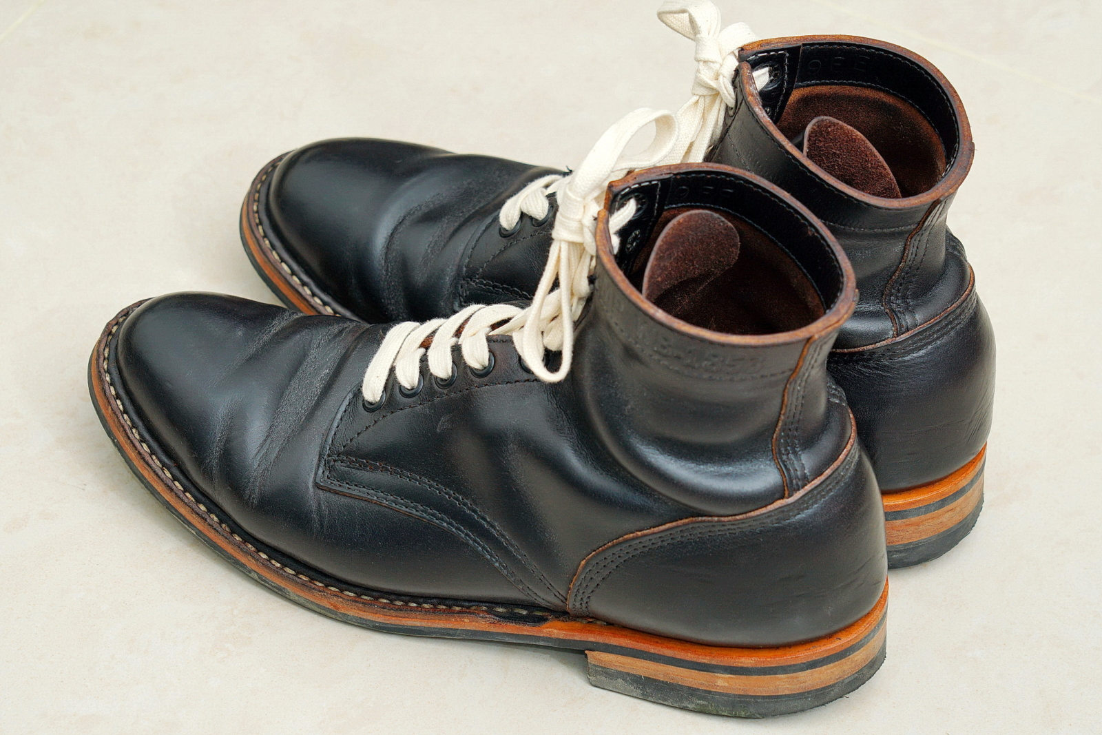 White's MP Service Boots 5Inches Horween CXL BLK 軍警靴,外觀4