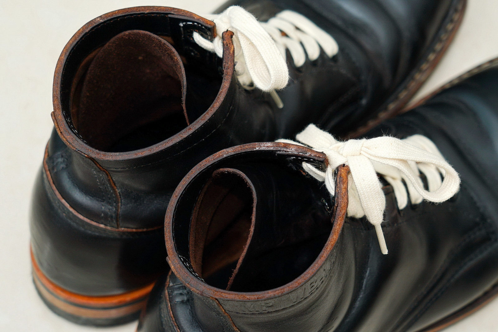 White's MP Service Boots 5Inches Horween CXL BLK 軍警靴,鞋筒