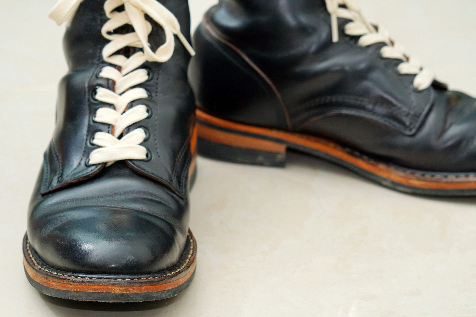White's MP Service Boots 5Inches Horween CXL BLK 軍警靴, Stylish Pose 7