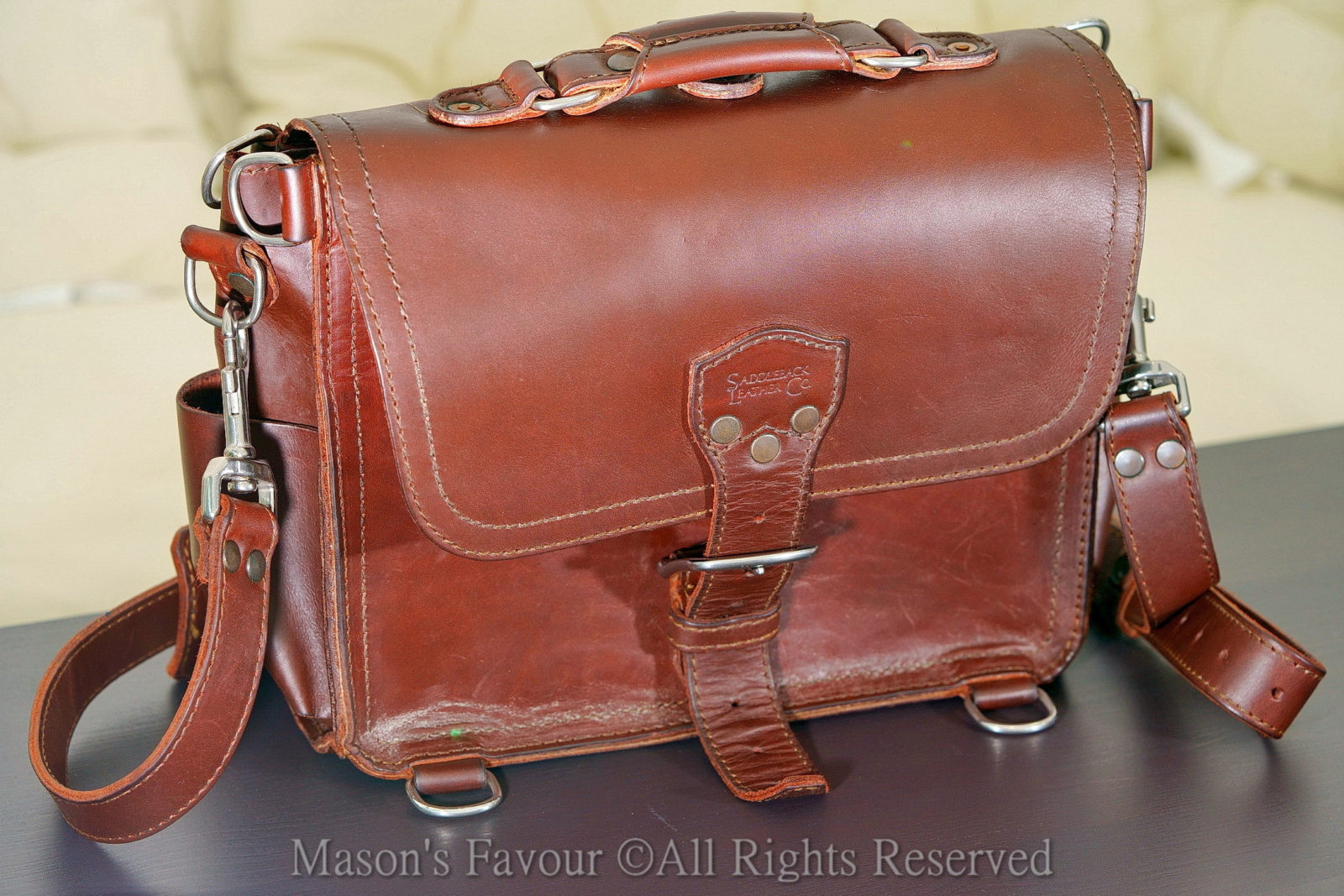 Saddleback Leather Satchel,外觀1