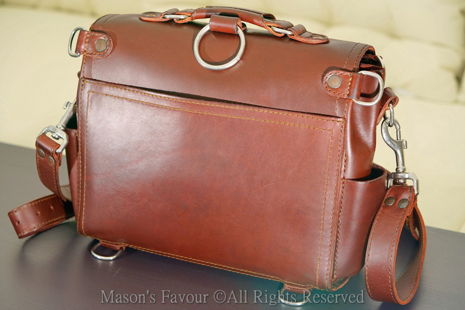 Saddleback Leather Satchel,外觀4