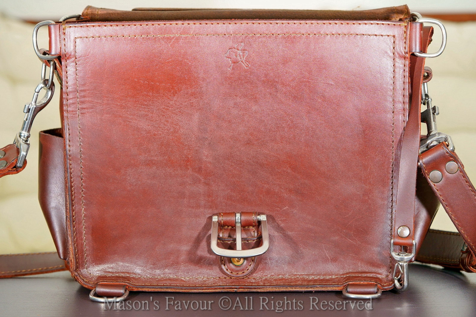 Saddleback Leather Satchel,開鞄2