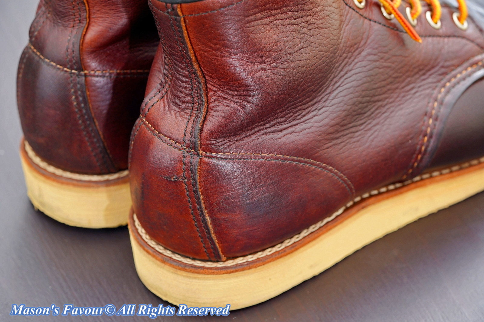 Red Wing 8138 MOC Toe, Heel Counter 1