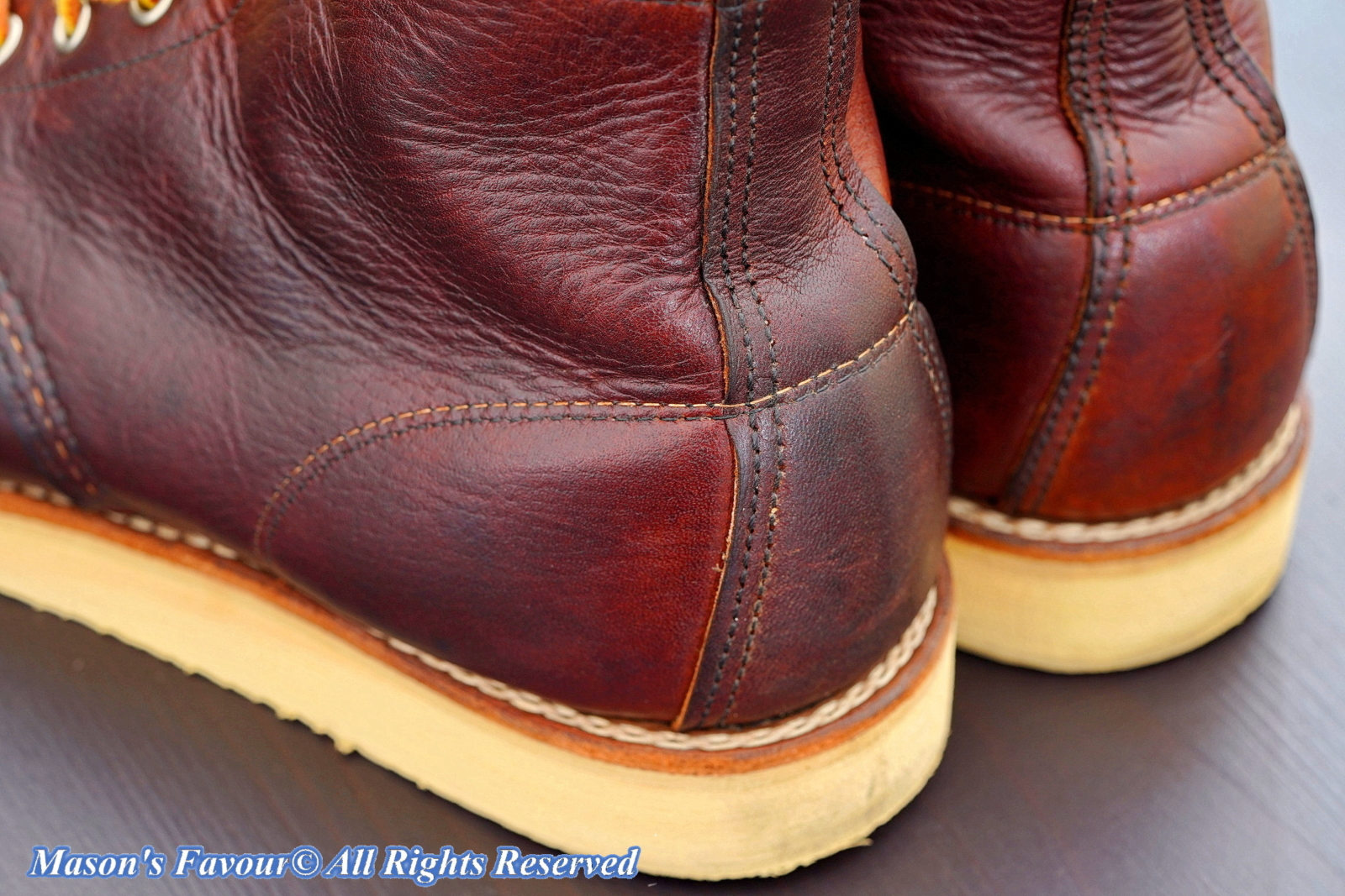 Red Wing 8138 MOC Toe, Heel Counter 2