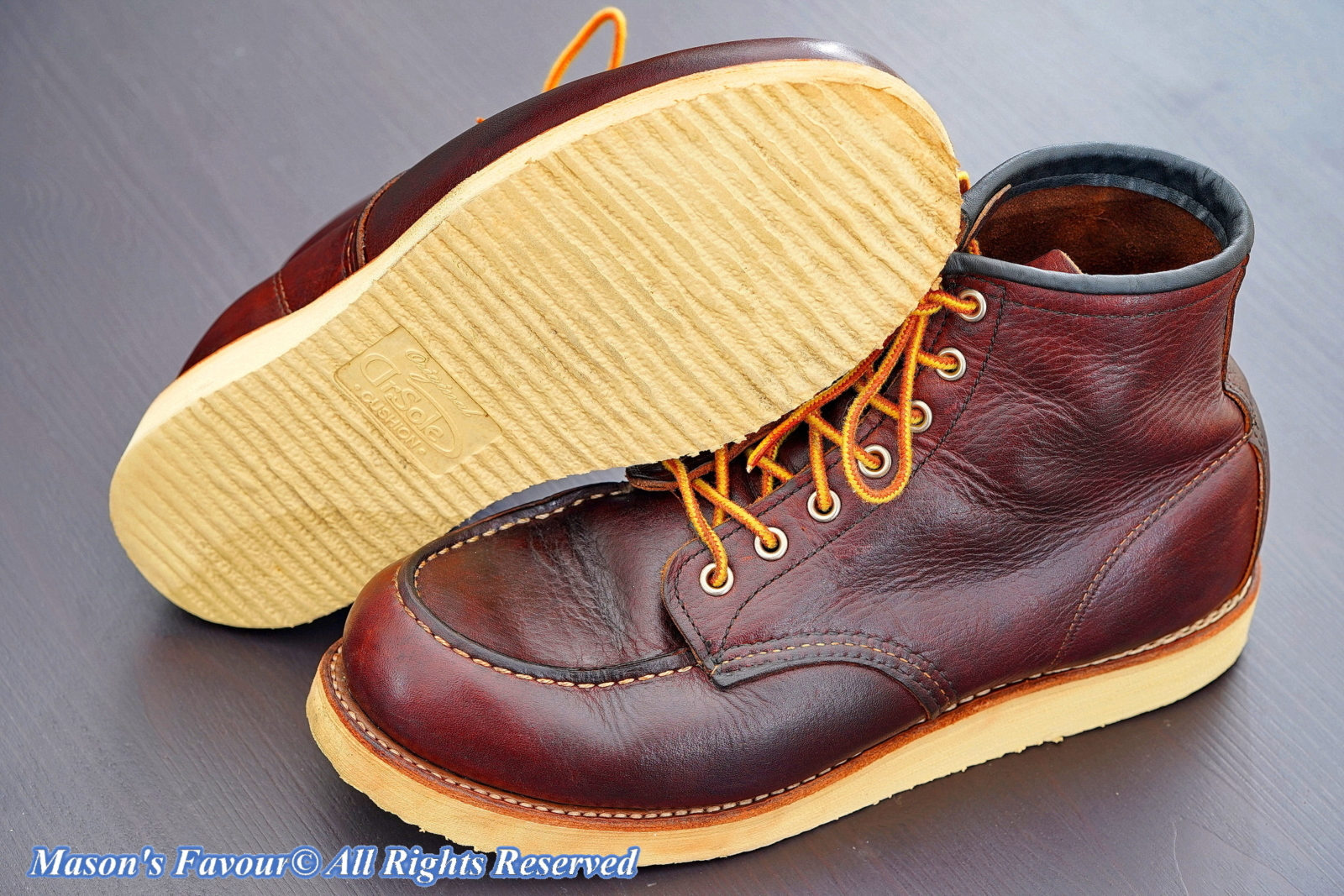Red Wing 8138 MOC Toe, Stylish Pose 2