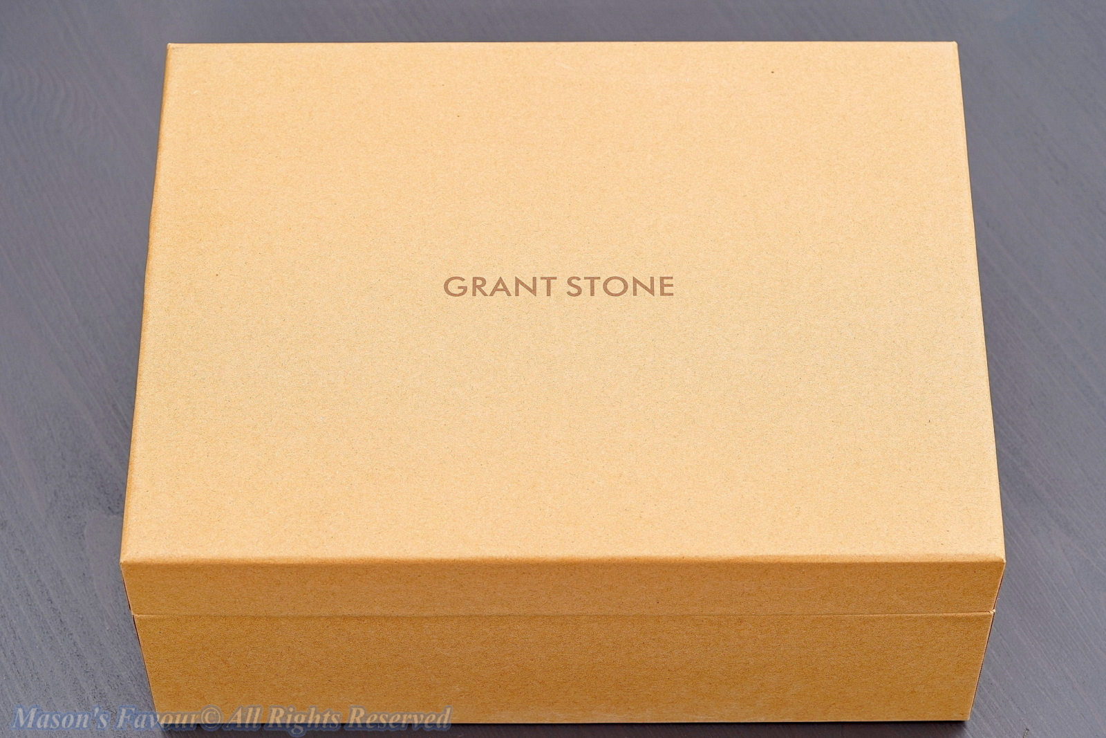 Grant Stone Brass Boot Saddle Tan -Box