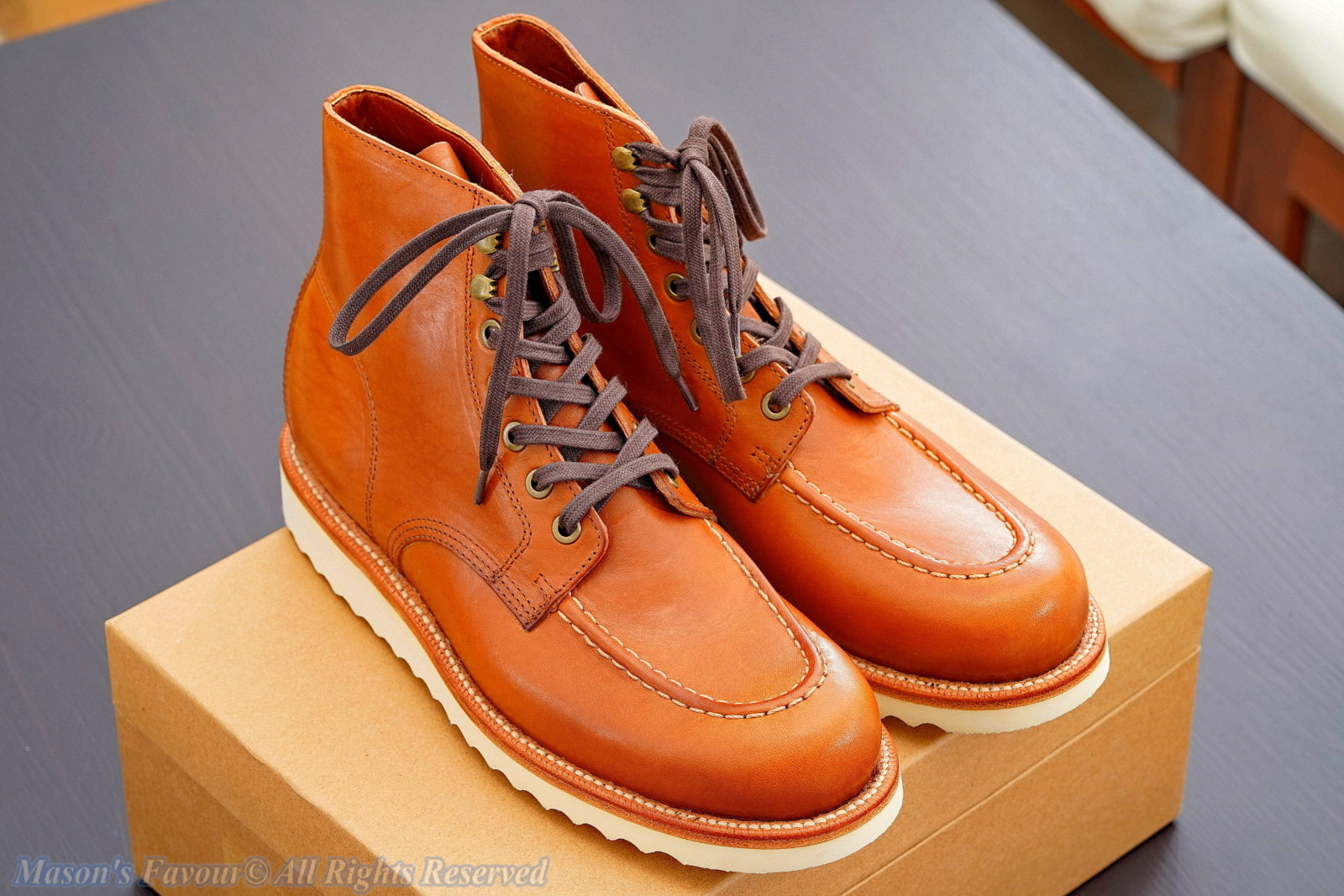 Grant Stone Brass Boot Saddle Tan - Boots Reveal