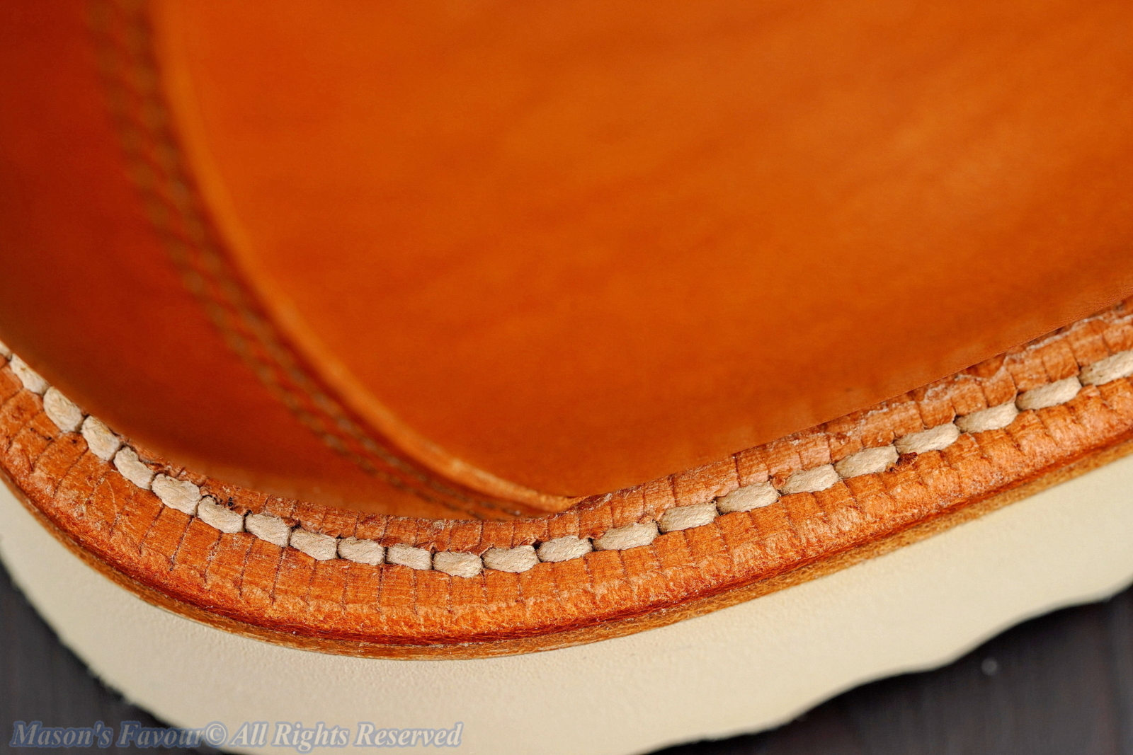 Grant Stone Brass Boot Saddle Tan - Welt