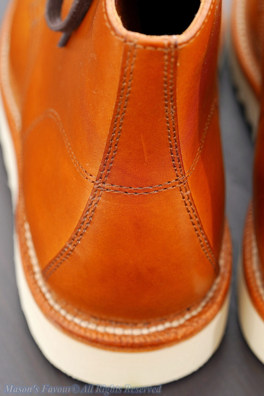 Grant Stone Brass Boot Saddle Tan - Counter 2