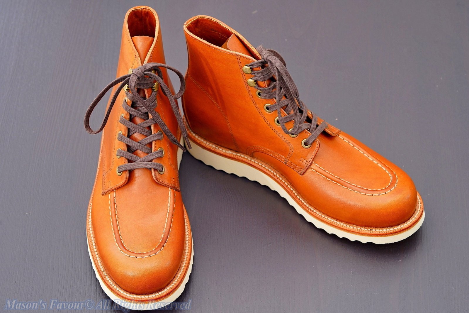 Grant Stone Brass Boot Saddle Tan - Stylish Pose 3