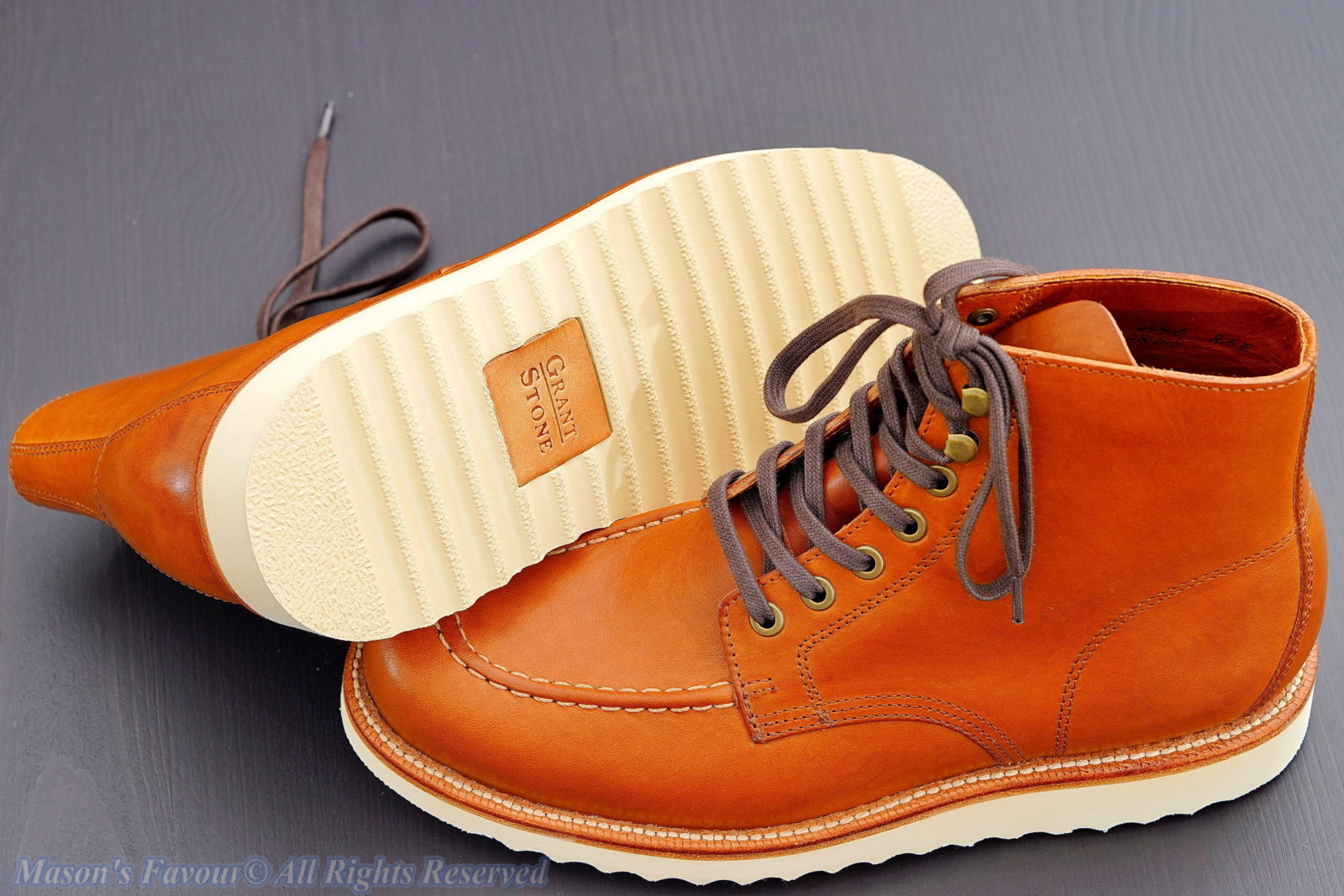 Grant Stone Brass Boot Saddle Tan - Stylish Pose 5
