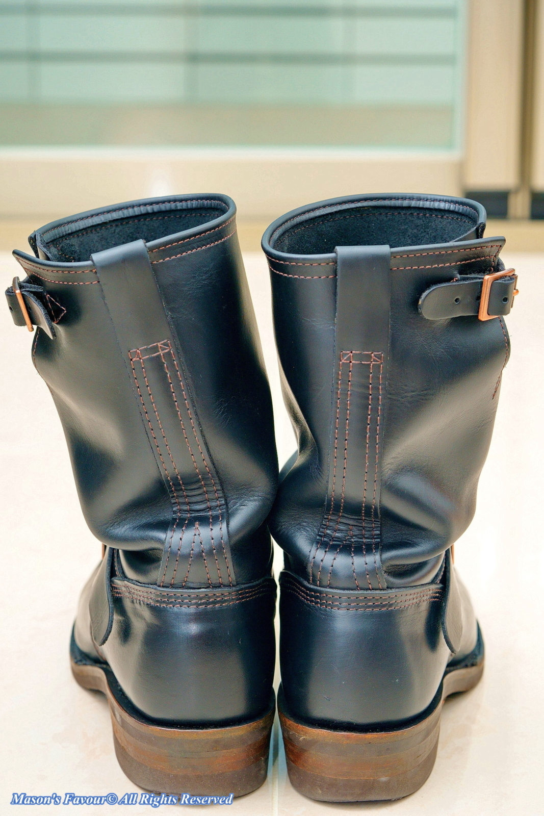 WESCO Motor Patrol Engineer Boots - Rear