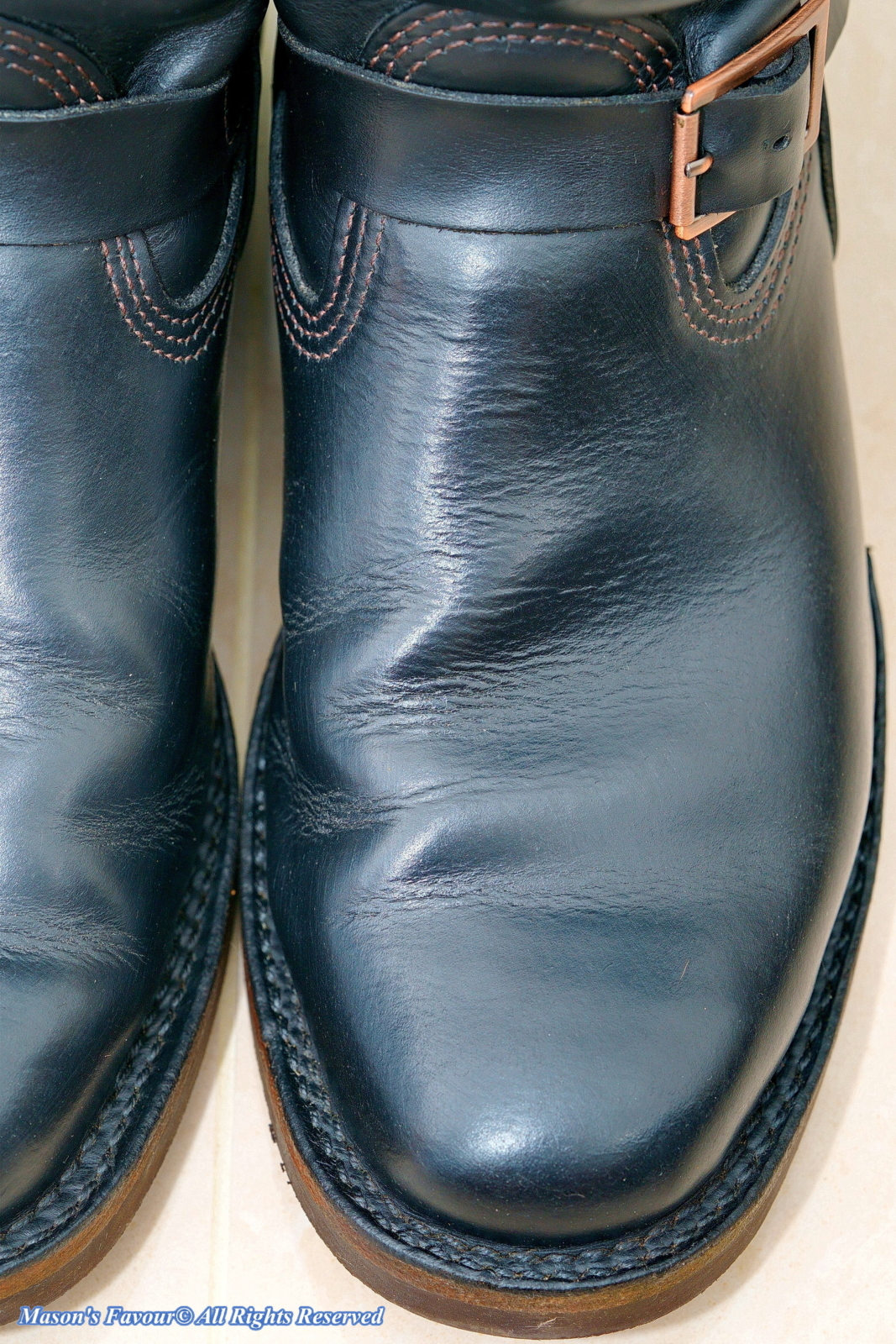 WESCO Motor Patrol Engineer Boots - Vamp Left