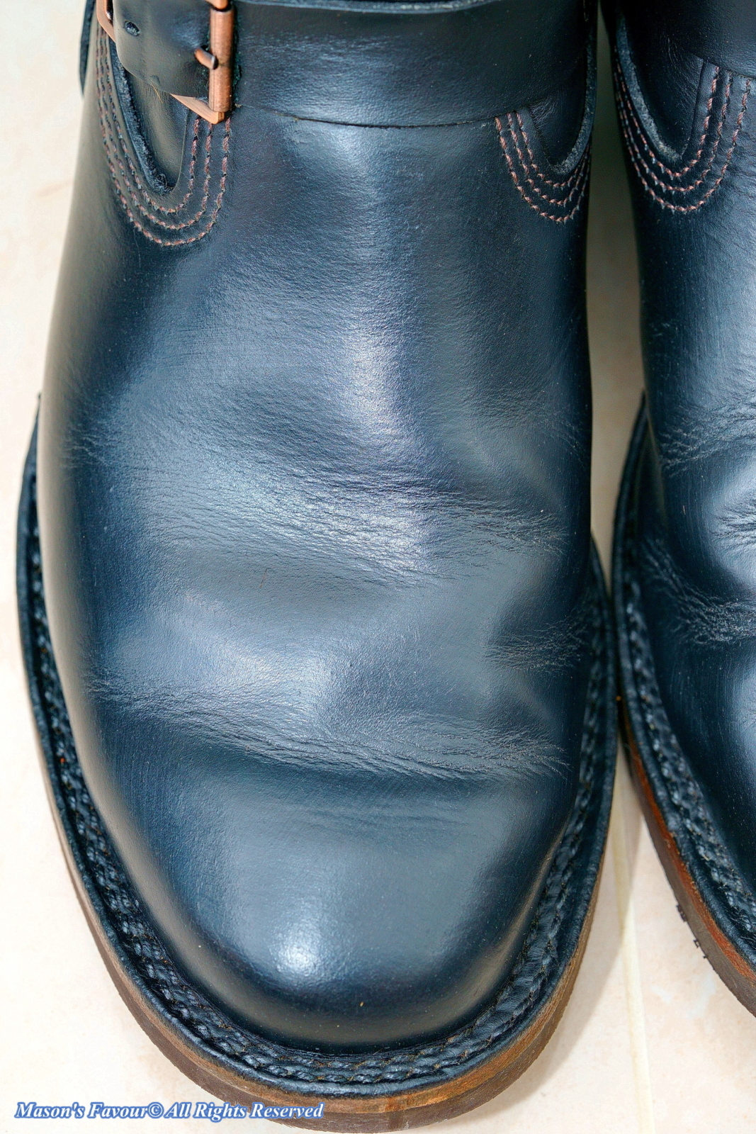 WESCO Motor Patrol Engineer Boots - Vamp Right
