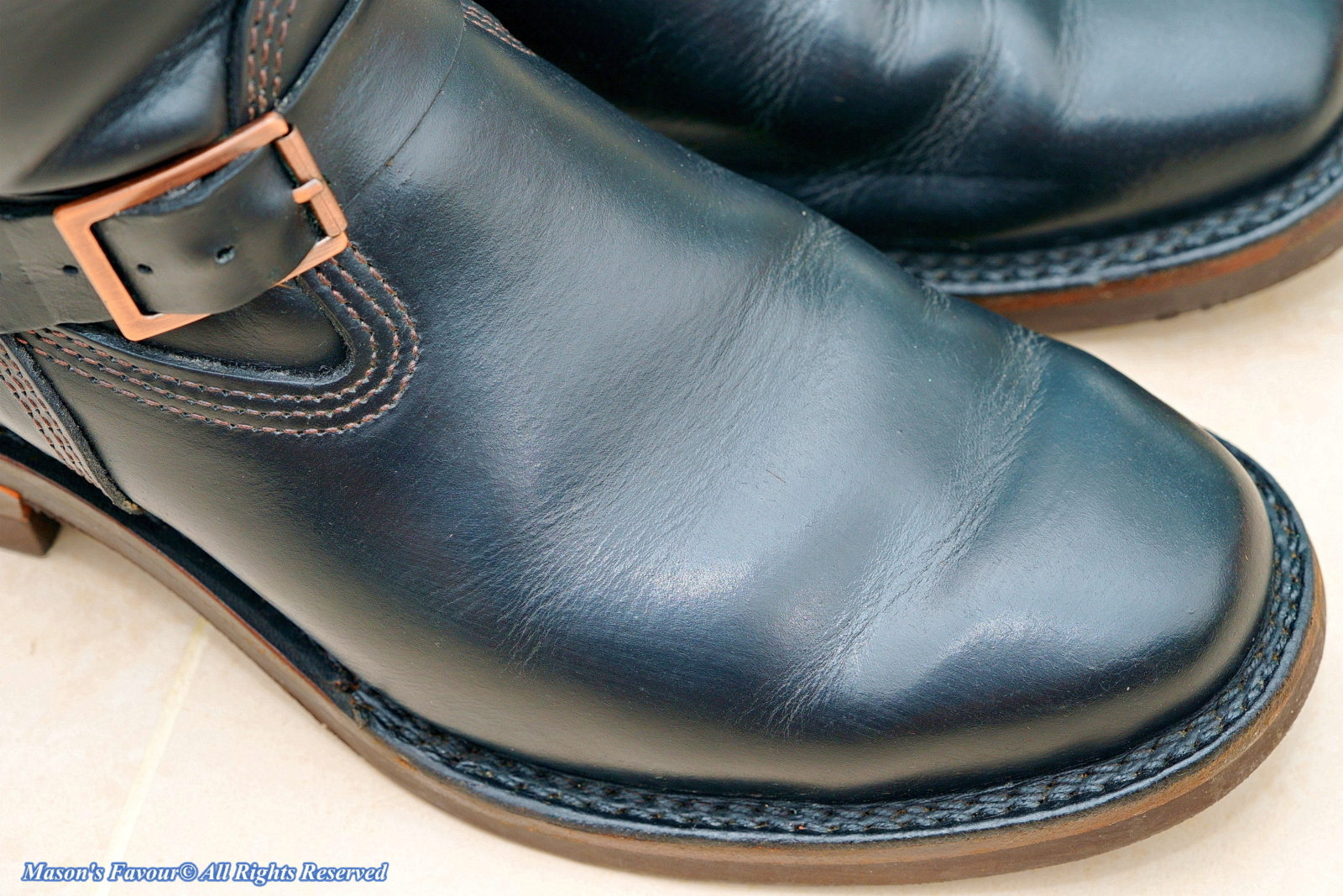 WESCO Motor Patrol Engineer Boots - Vamp Right Side