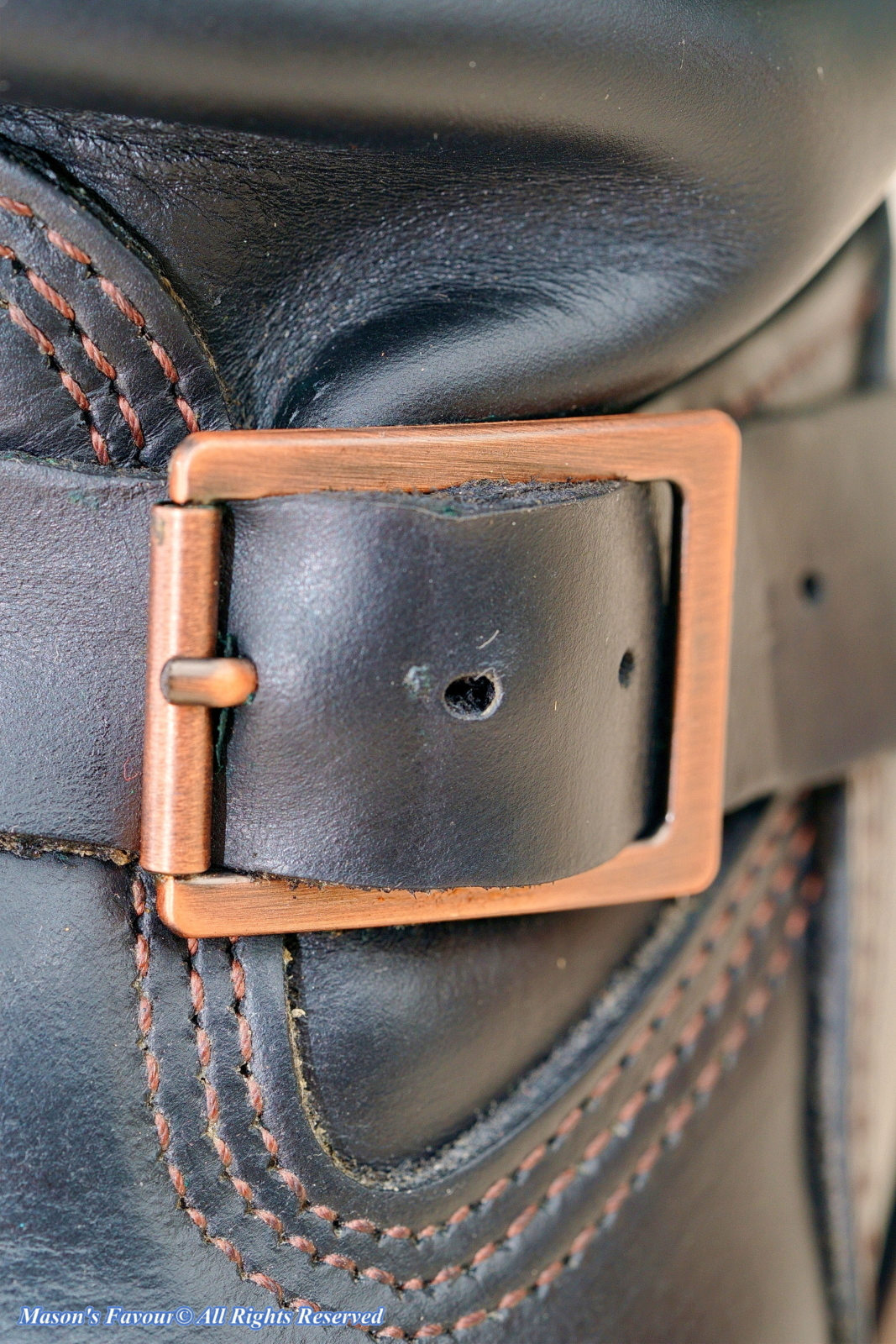 WESCO Motor Patrol Engineer Boots - Brass Ankle Buckle