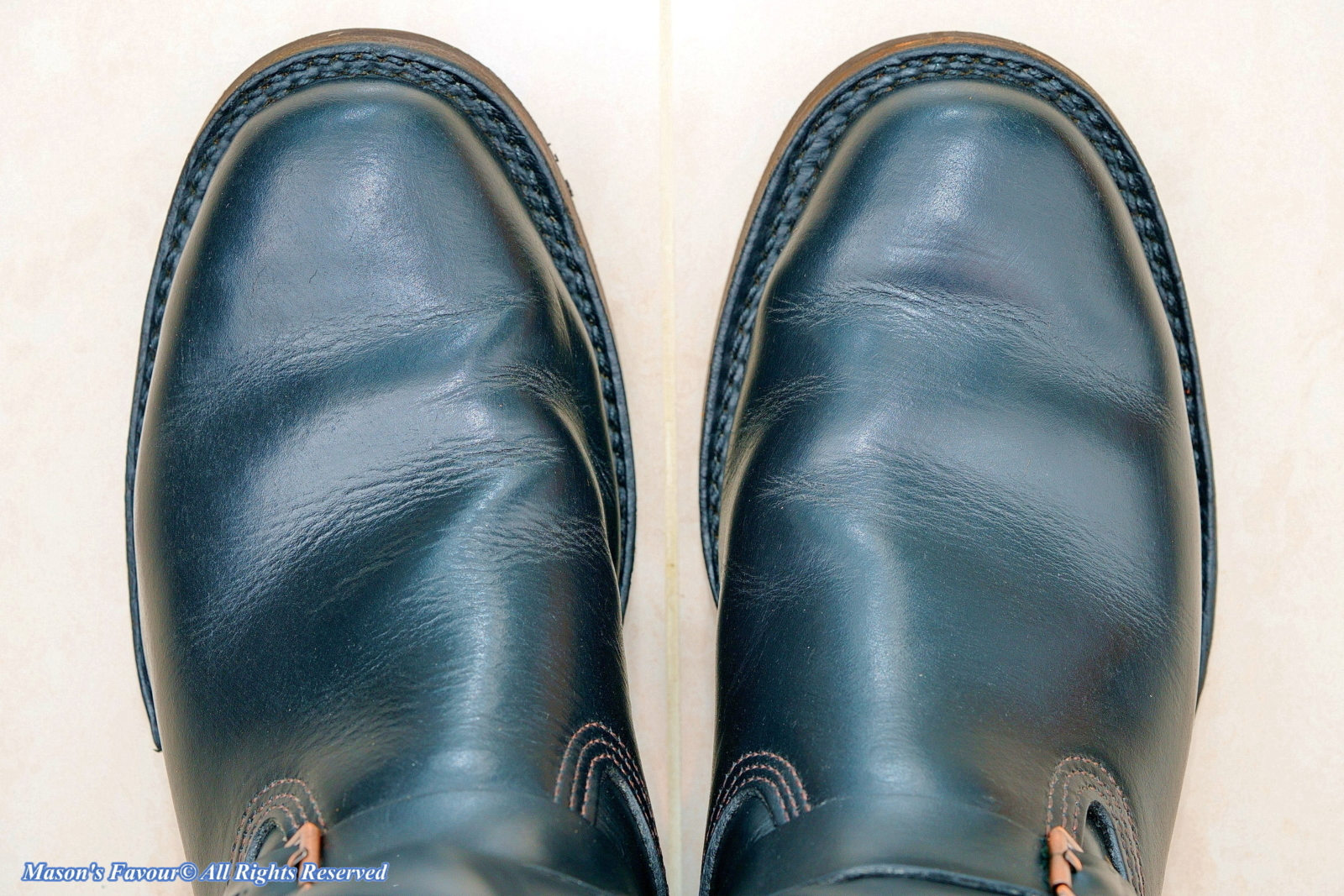 WESCO Motor Patrol Engineer Boots - Toe Vintage