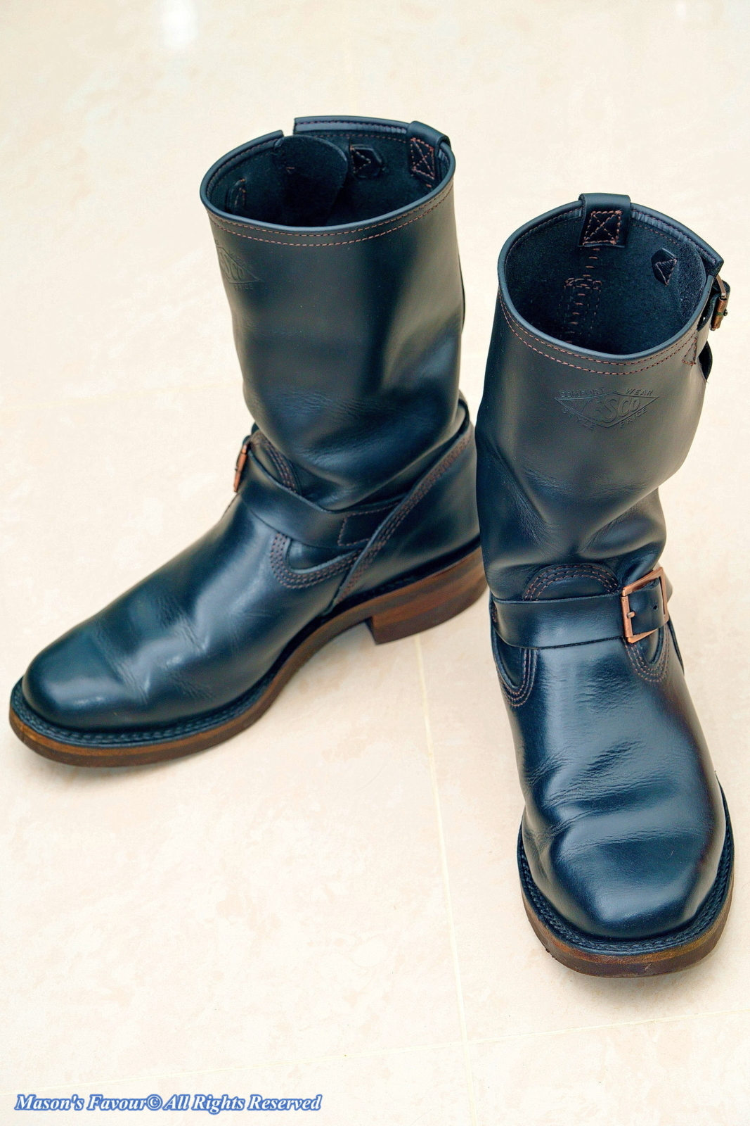 WESCO Motor Patrol Engineer Boots - Stylish Pose 1