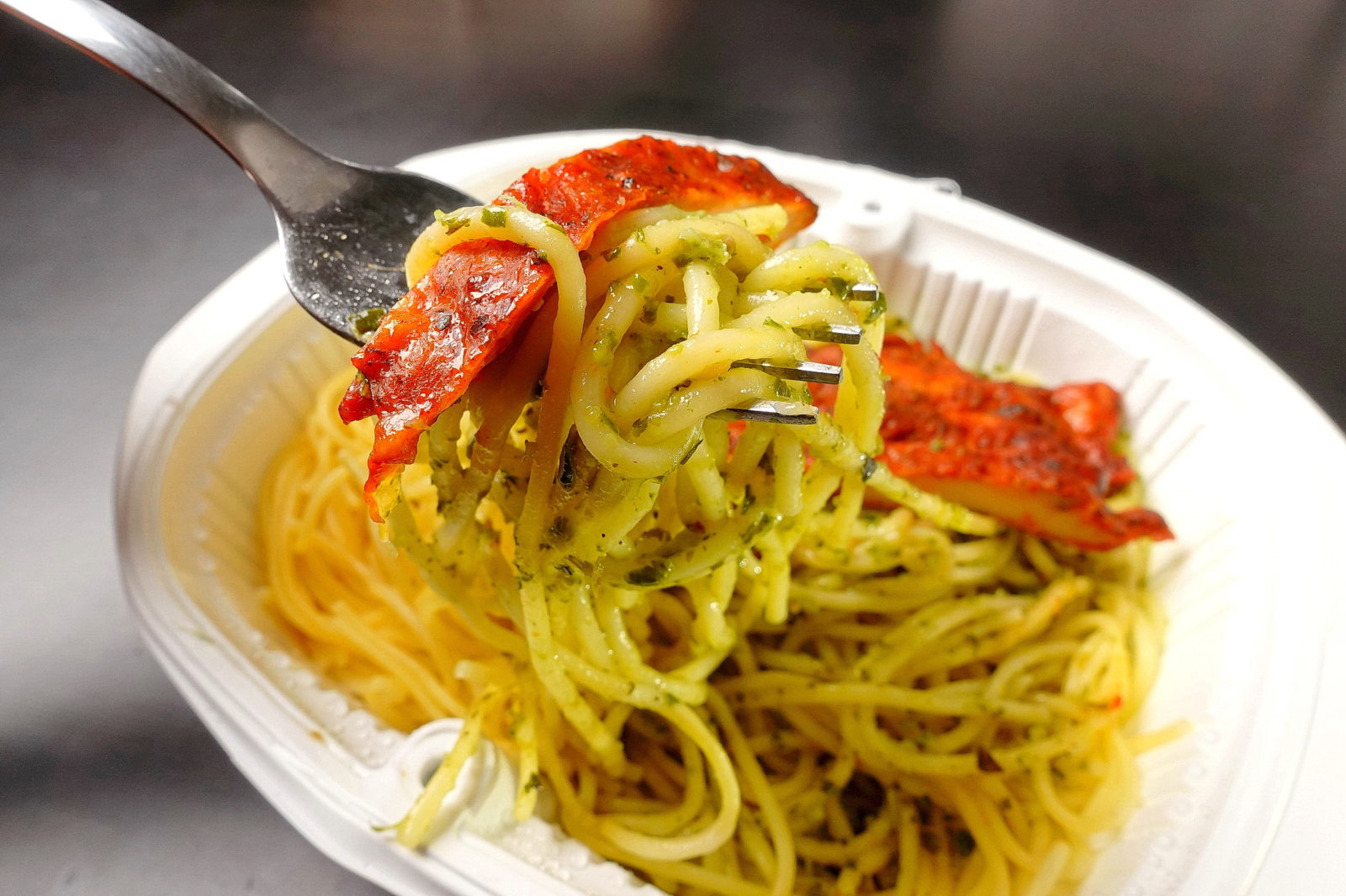 Chicken Green Sauce Noodles