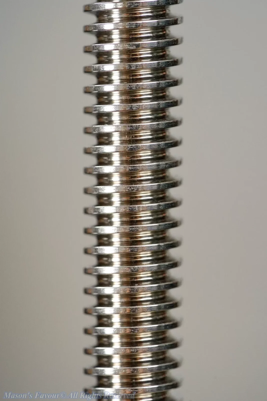 Aram Espresso Maker, Aram Coffee Maker - Screw Shaft 3, as shown that the Screw Threads are Precise and Beautiful!