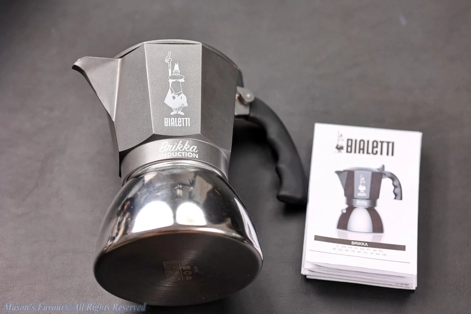 Bialetti New Brikka Induction Moka Pot - Pot and Manual