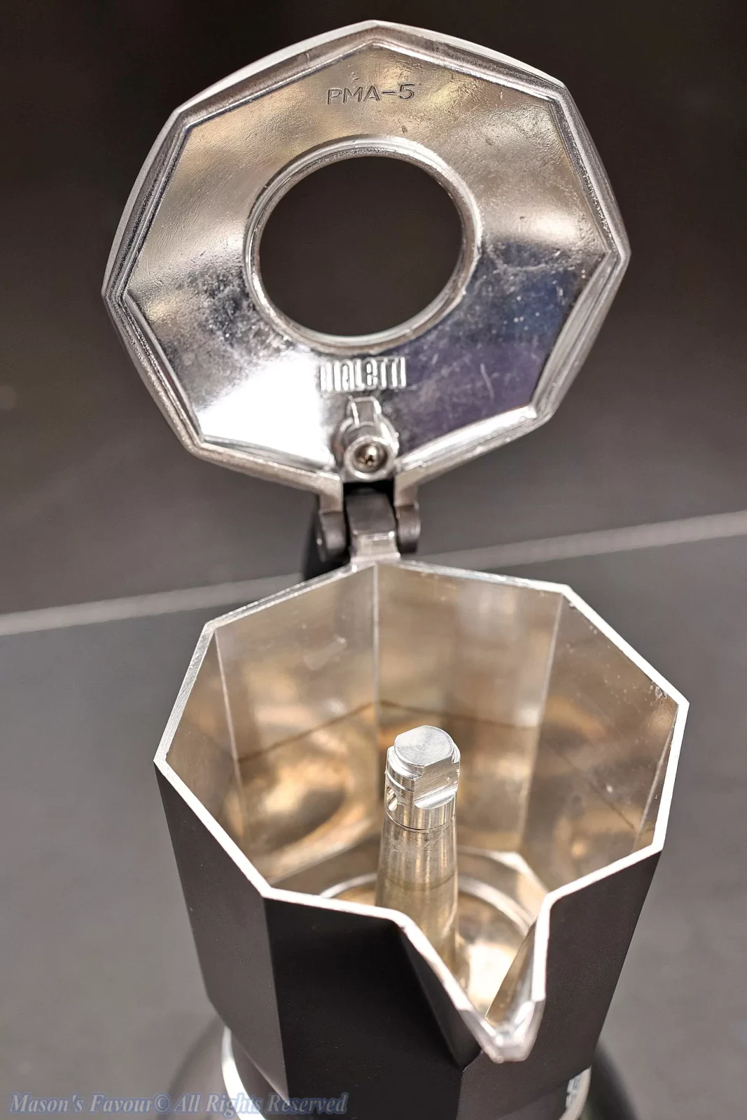 Bialetti New Brikka Induction Moka Pot - Opened Lid