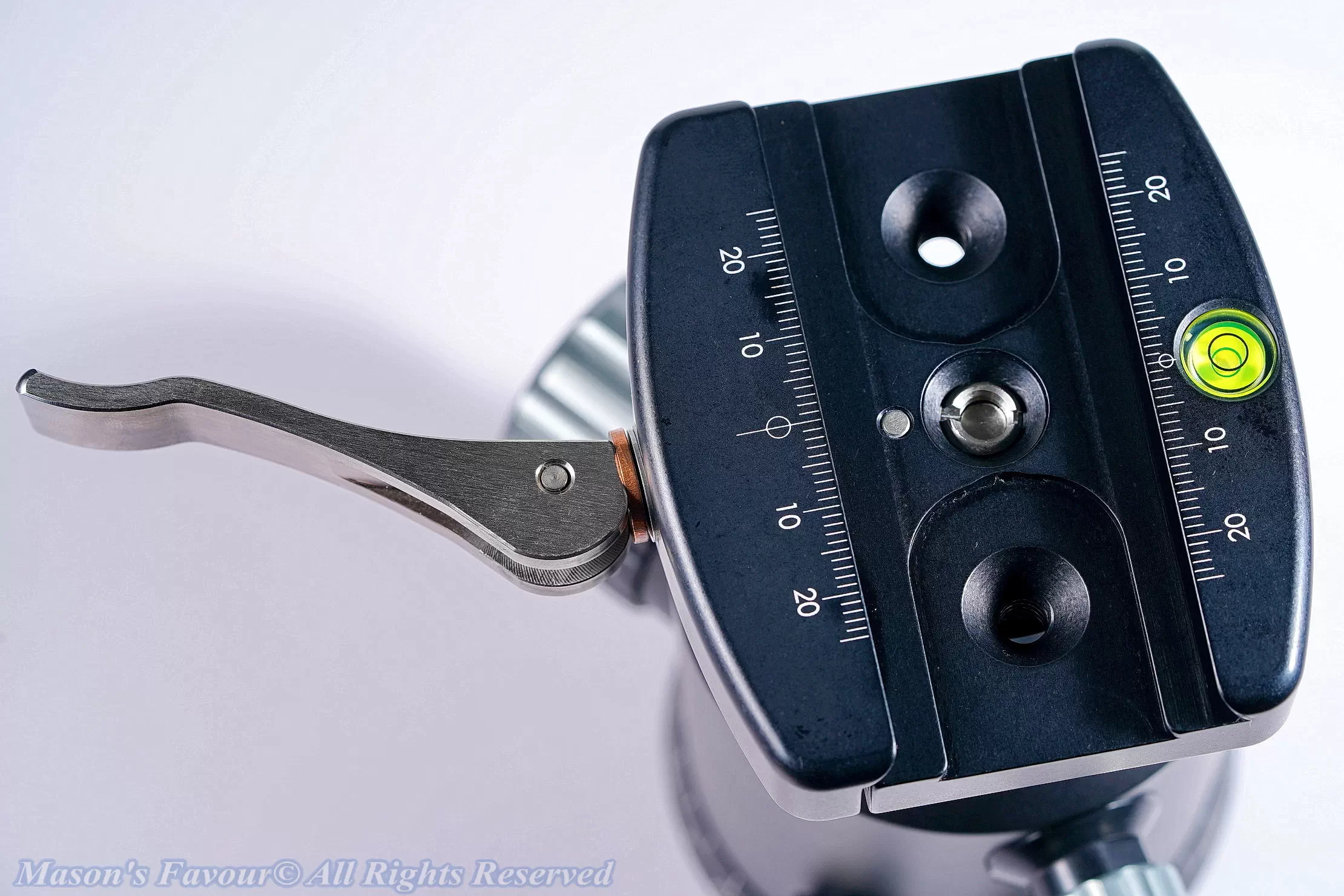 FLM CB-58 FTR II_ with RRS Long Lever Clamp, Lever opened