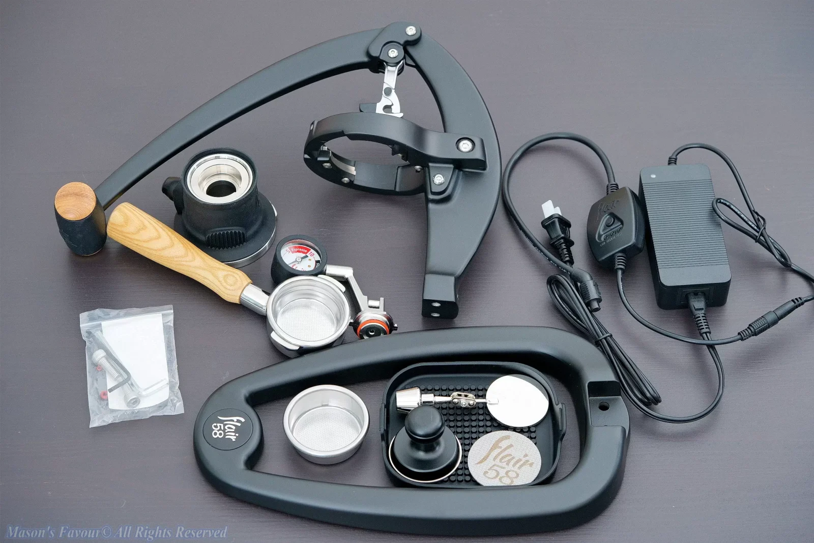 Flair 58 Espresso Maker - Machine and Accessories 1
