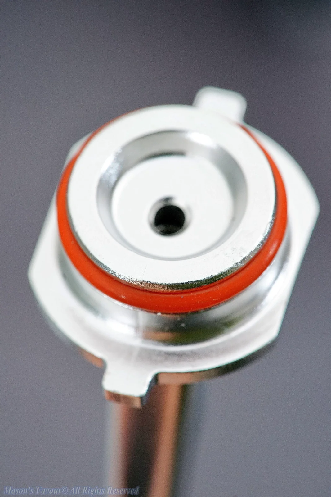 Flair 58 Espresso Maker - Stainless Steel Piston, Bottom, Enlarged View 1