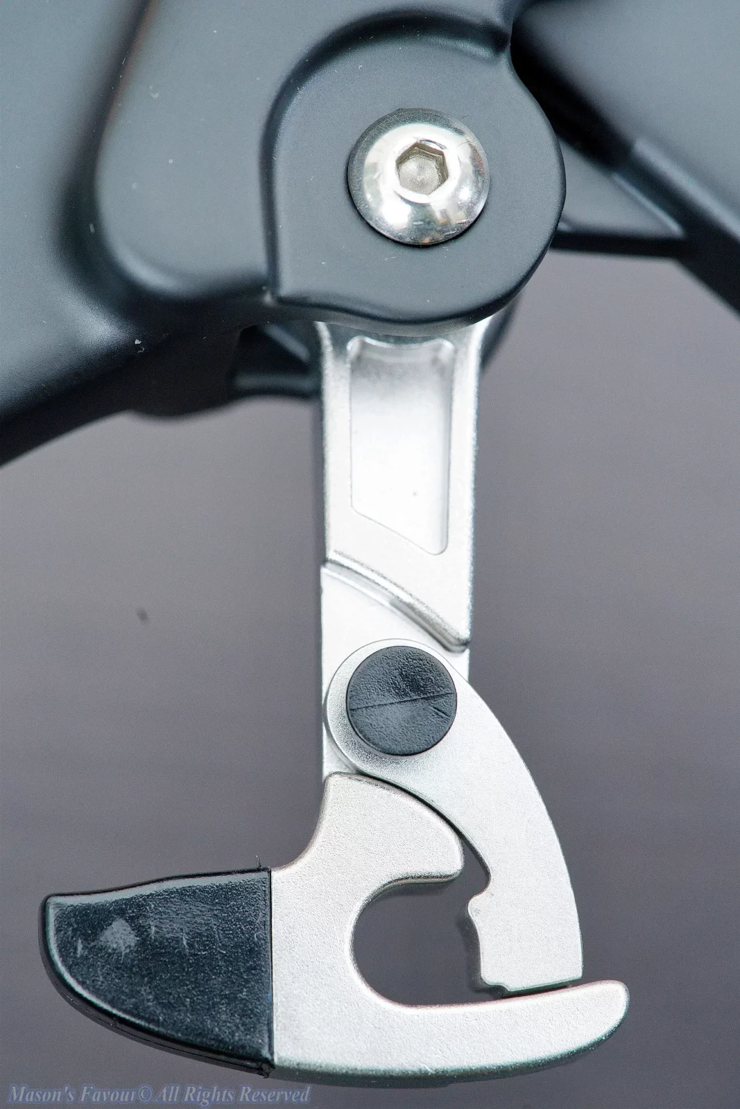 Flair 58 Espresso Maker - Lock Lever on Bottom of Pressure Arm for Connection with the Piston