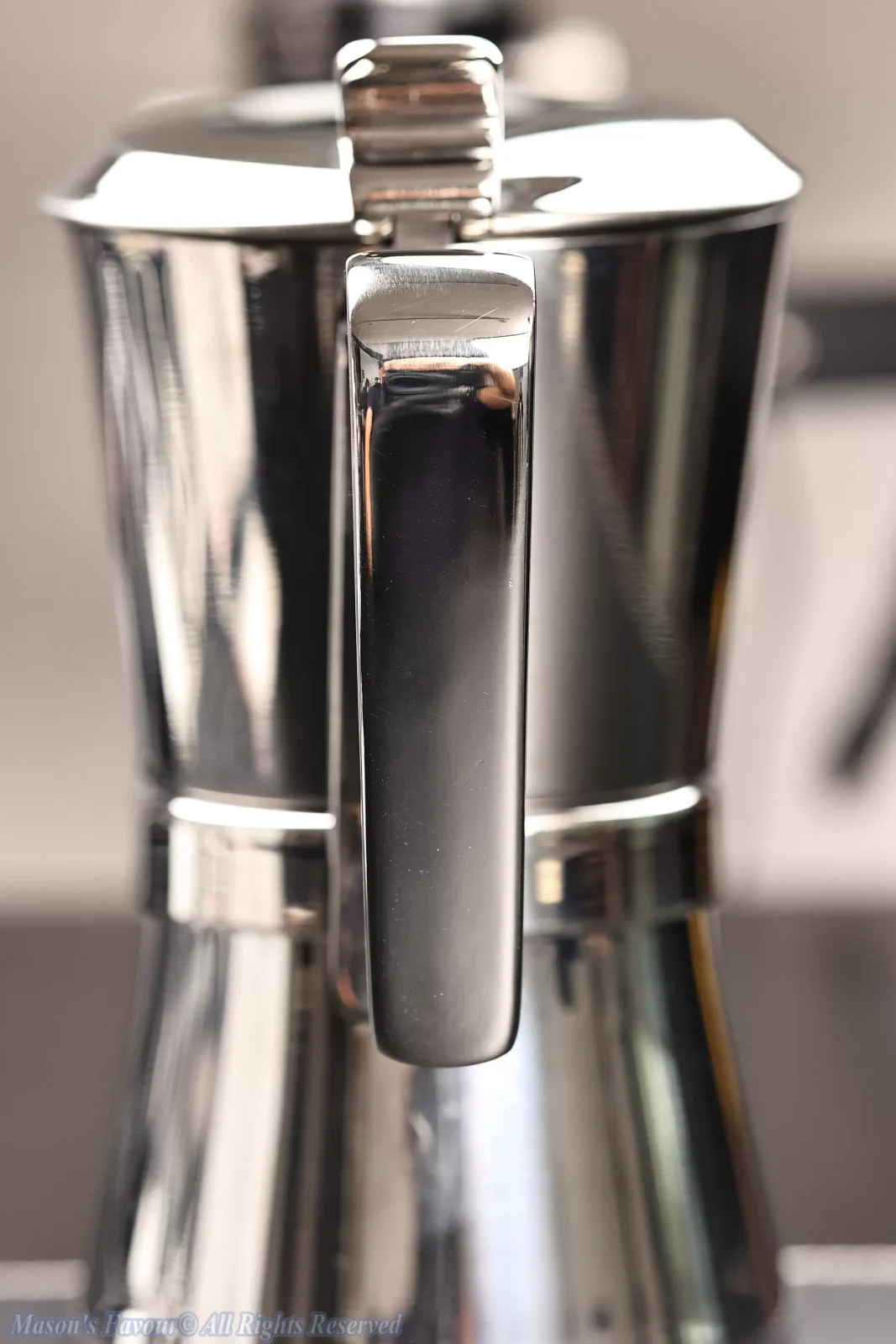 Giannini Restyling Moka Pot 6 Cups - Handle, Locked
