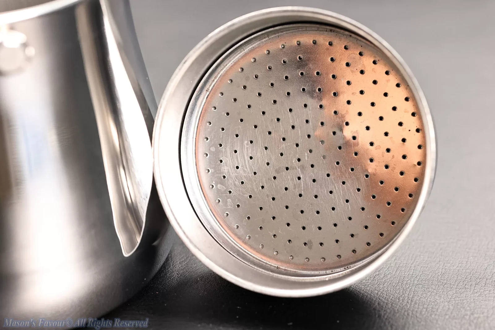 Giannini Restyling Moka Pot 6 Cups - Bottom Pot Part, Filter Basket with Detachable Filter Plate