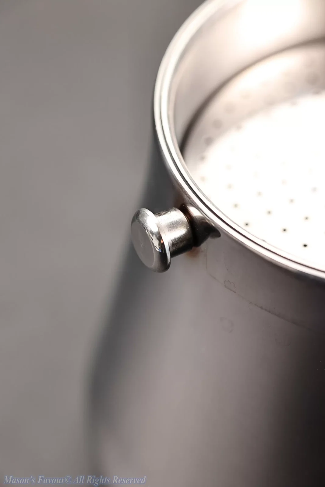 Giannini Restyling Moka Pot 6 Cups - Bottom Pot Part, Latch Bolt, Enlarged View