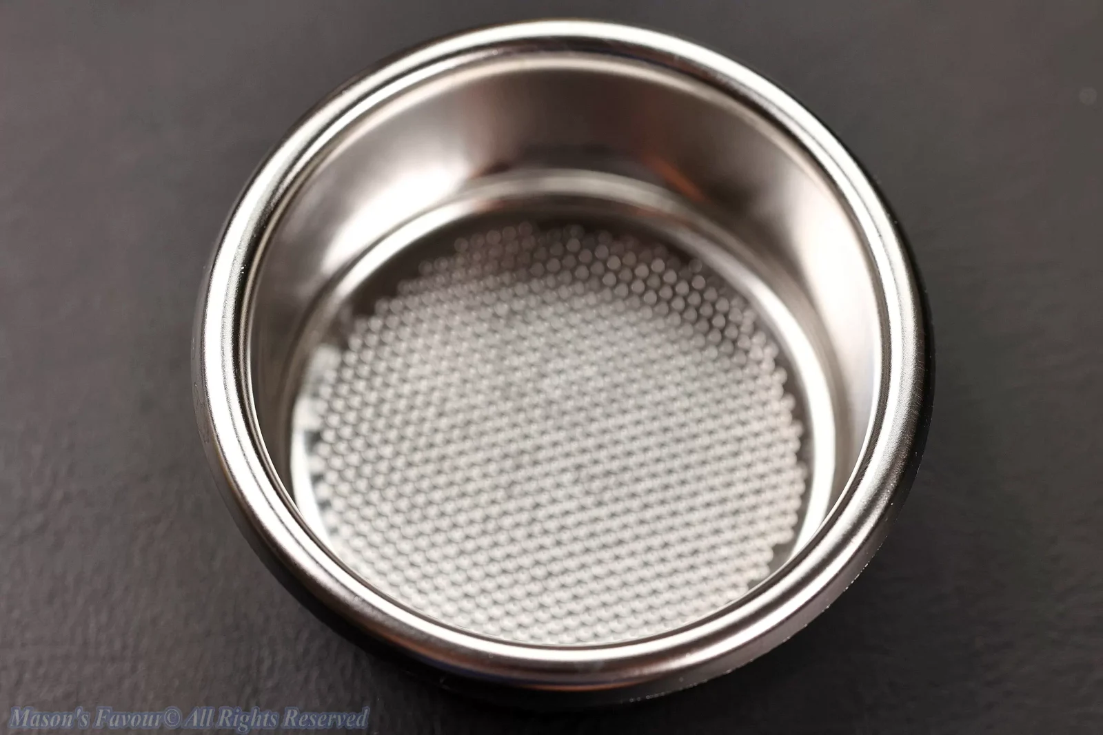IMS Espresso Portafilter Basket - Flat Basket (B702TFH28), Perspective View 2