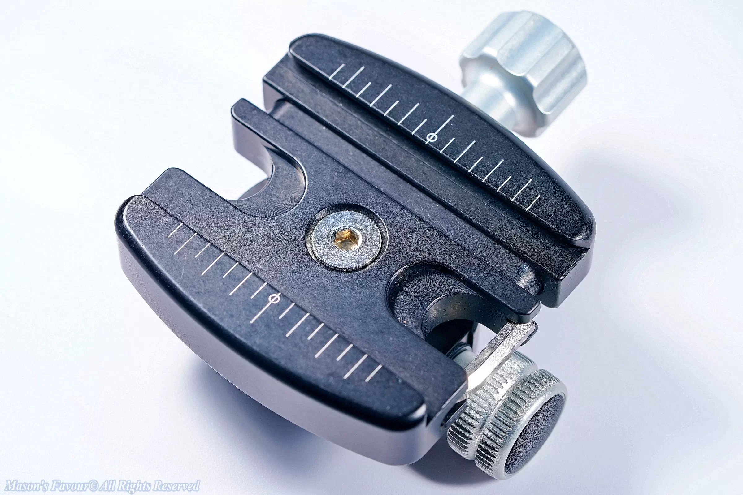 Kirk Multipurpose Rail - Quick Detach (QD) Male Connector, Clamp Pair, Top