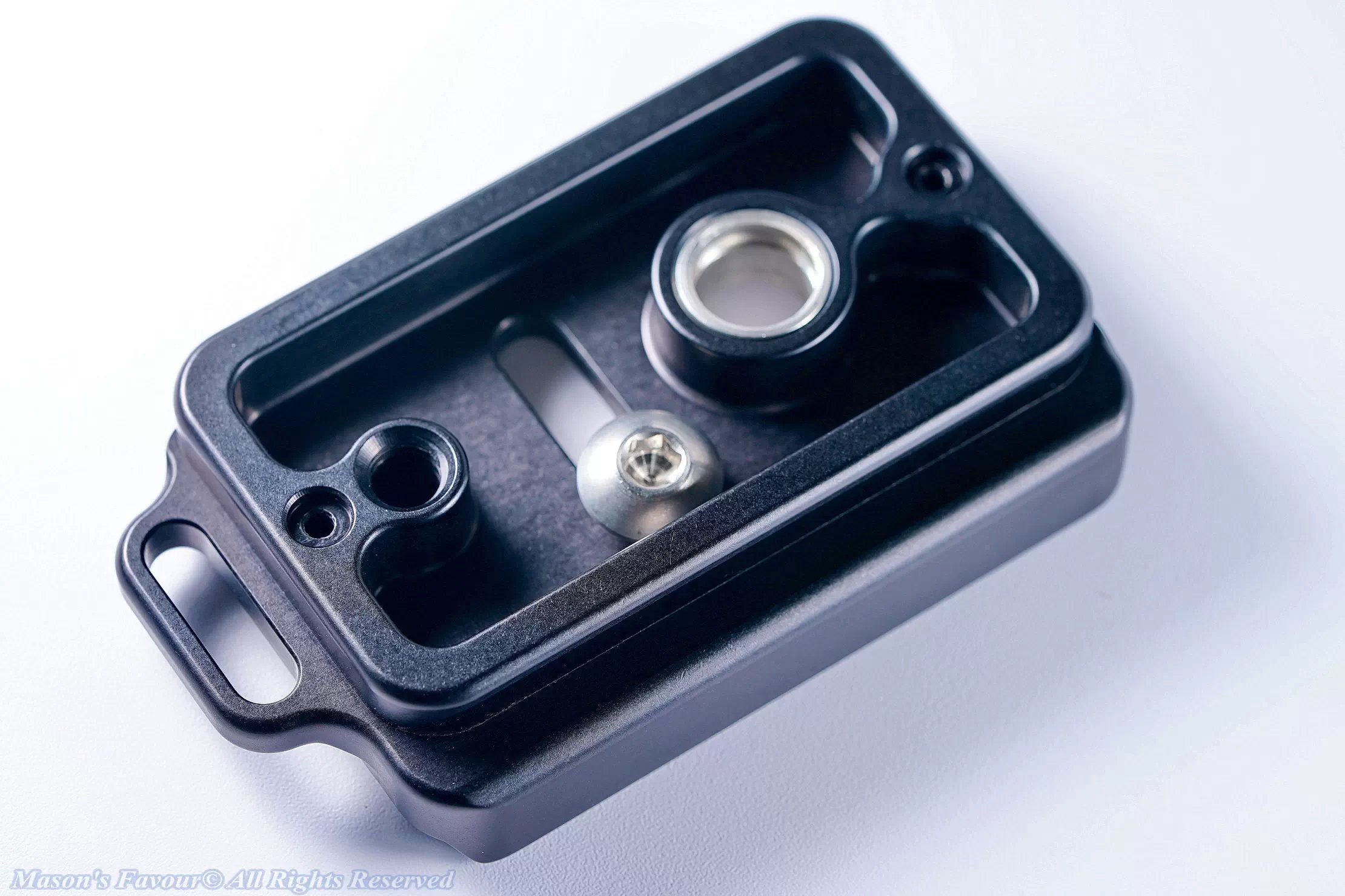 Kirk Arca Swiss Quick Rlease Plate with Quick Detch Socket - Perspective Bottom 2