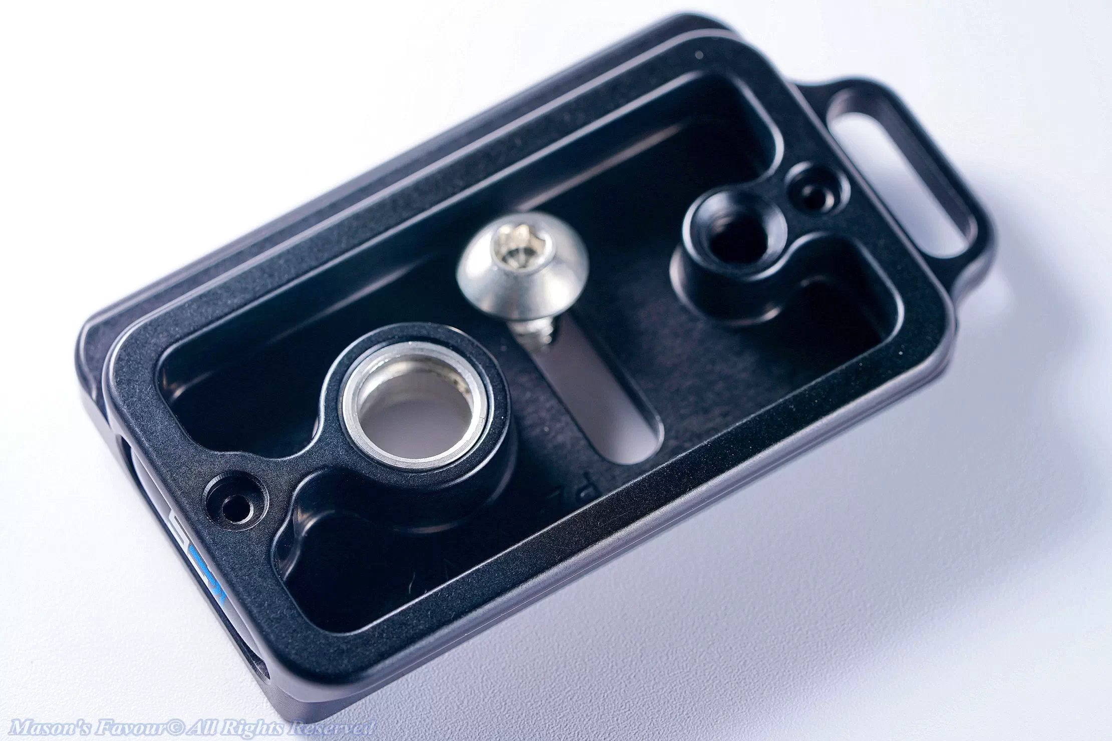 Kirk Arca Swiss Quick Rlease Plate with Quick Detch Socket - Perspective Bottom 4